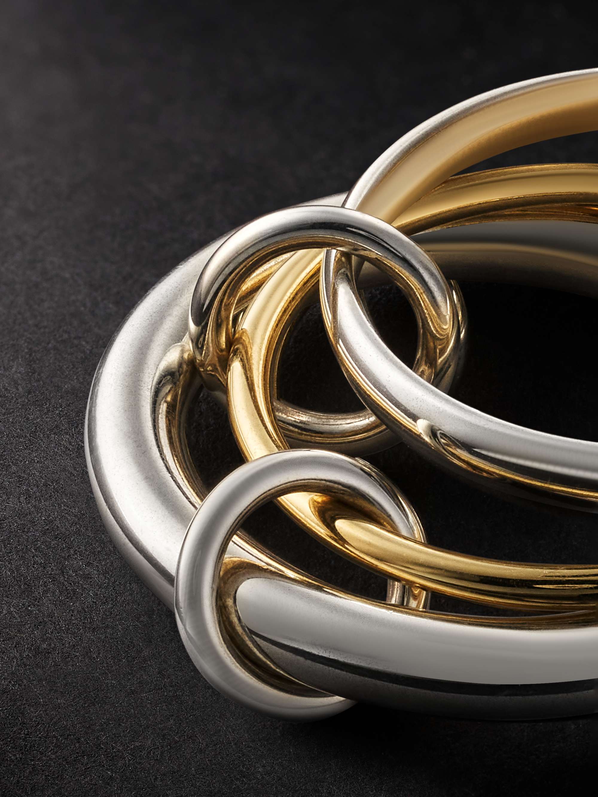 SPINELLI KILCOLLIN Amaryllis Ring aus Gold und Silber