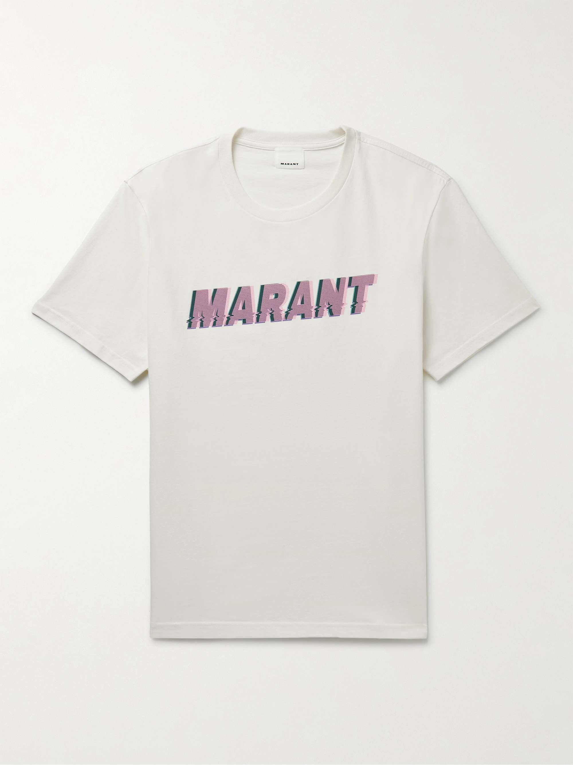 ISABEL MARANT Flash Logo-Print Cotton-Jersey T-Shirt for Men | MR PORTER