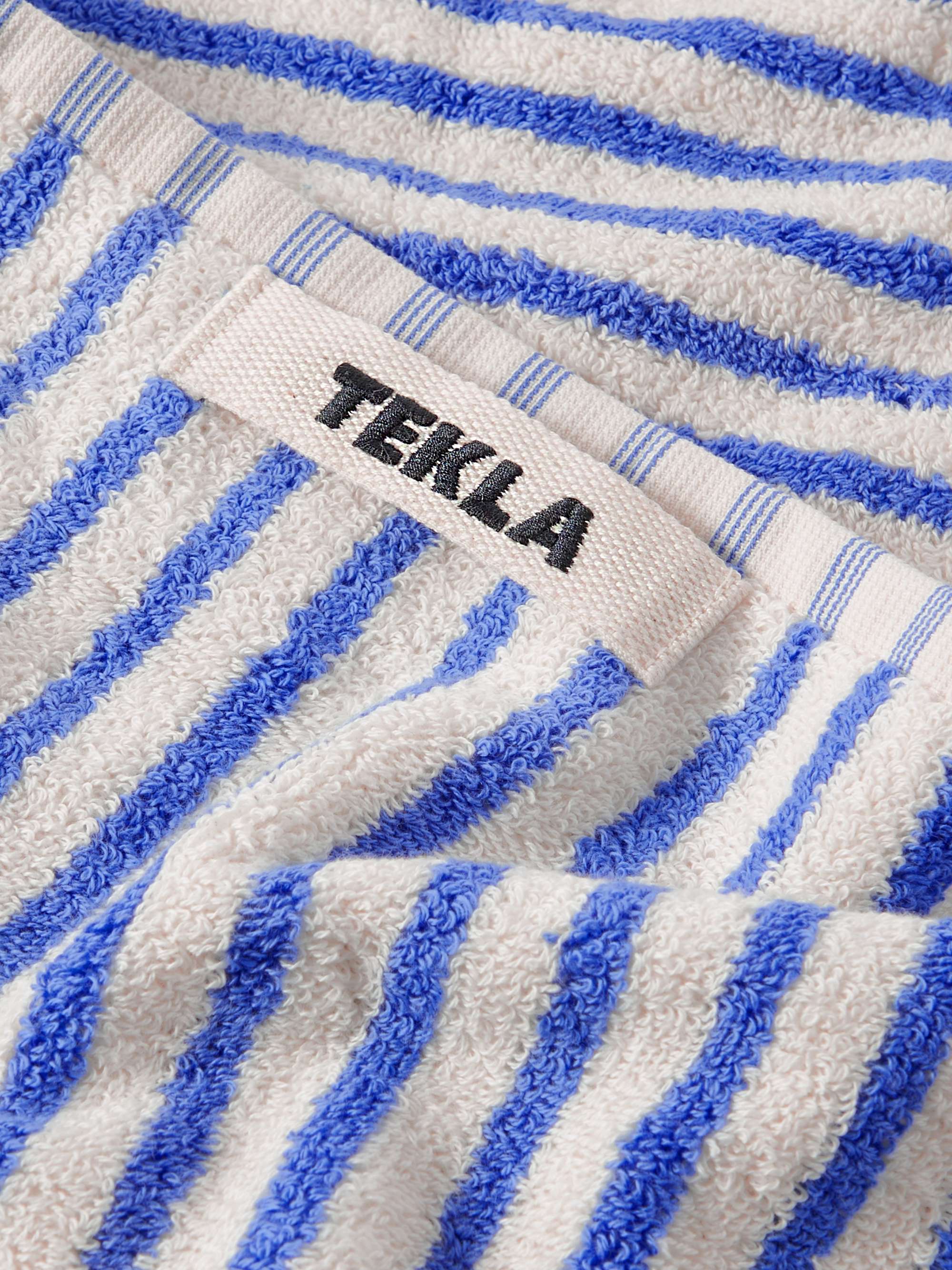 TEKLA Set of Three Striped Organic Cotton-Terry Bath Towels | MR PORTER