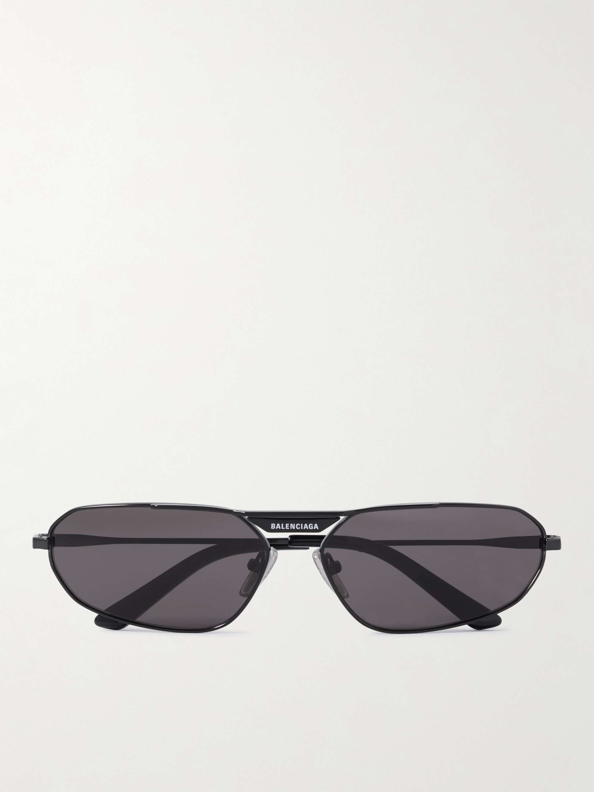 alligevel Matematisk Tog BALENCIAGA EYEWEAR Oval-Frame Metal Sunglasses for Men | MR PORTER