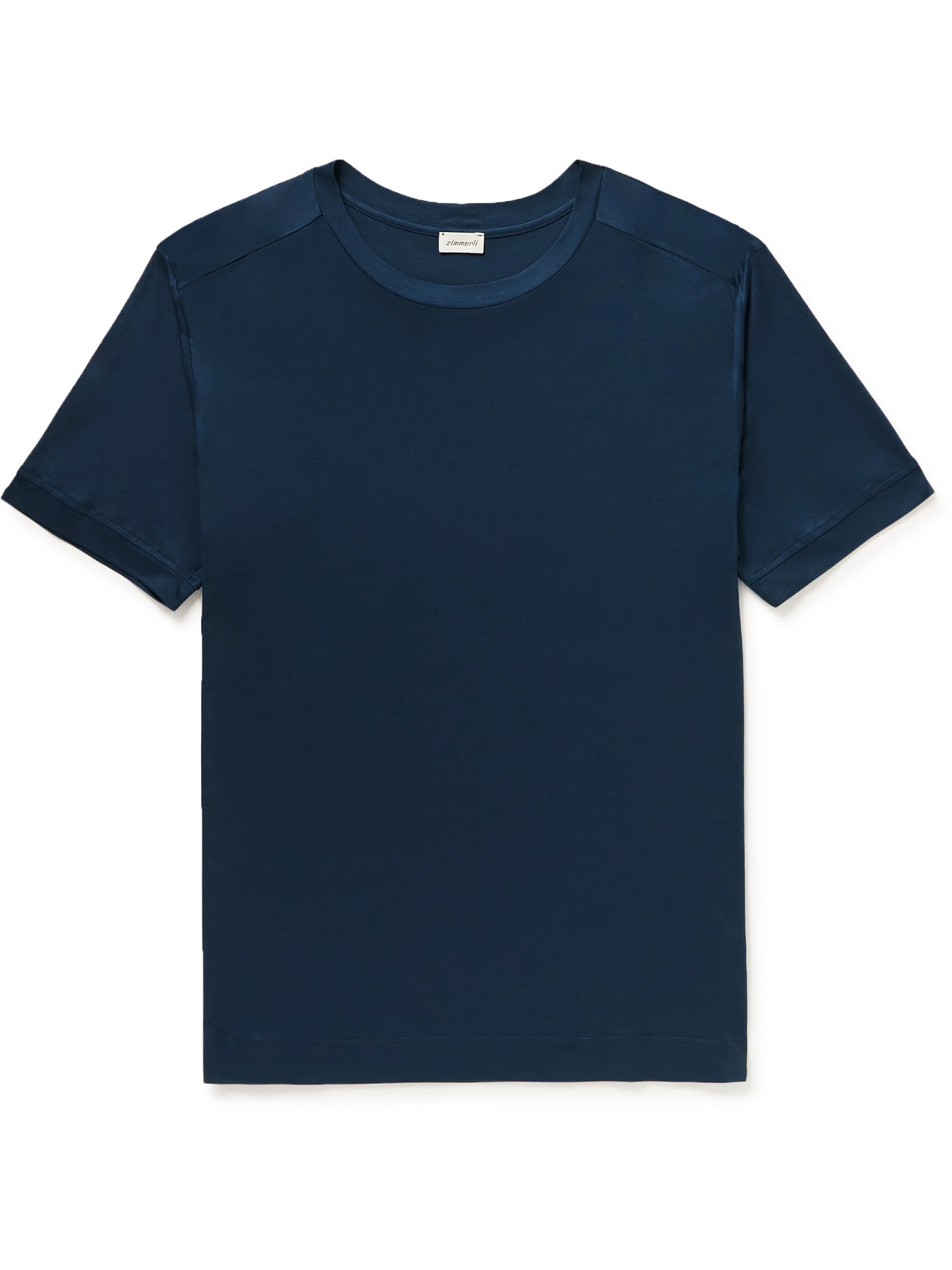 Zimmerli Lyocell Pyjama Top In Blue | ModeSens