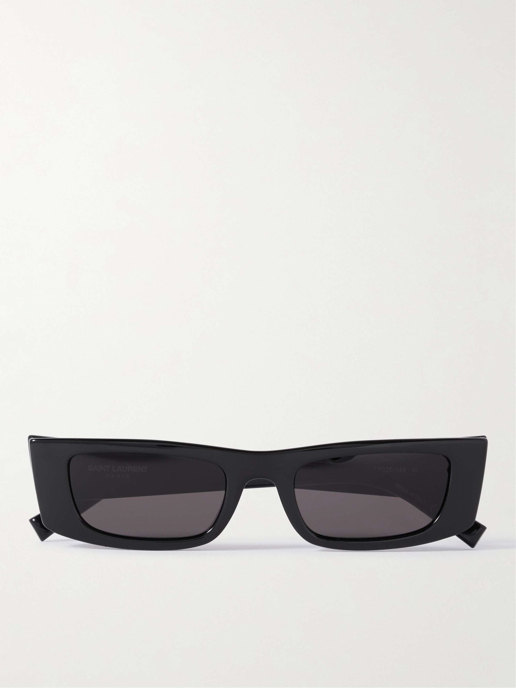 SAINT LAURENT EYEWEAR New Wave Square-Frame Acetate Sunglasses | MR PORTER