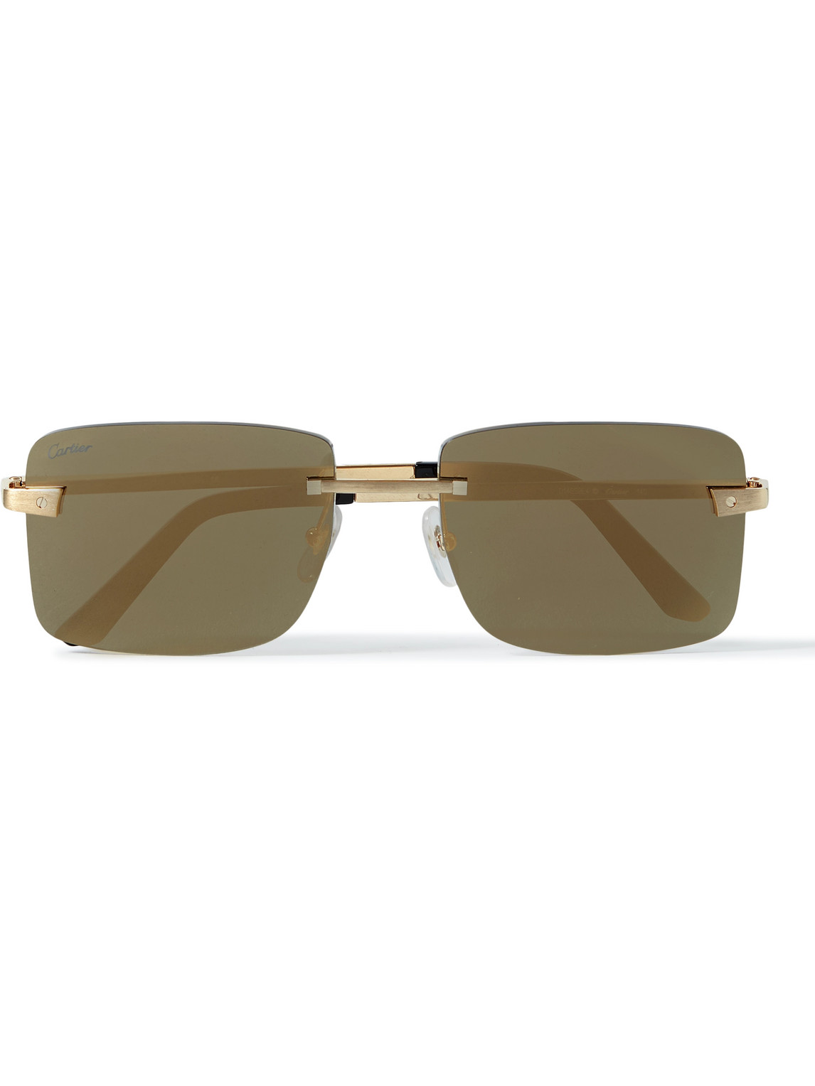 Cartier Santos Frameless Gold-tone Sunglasses