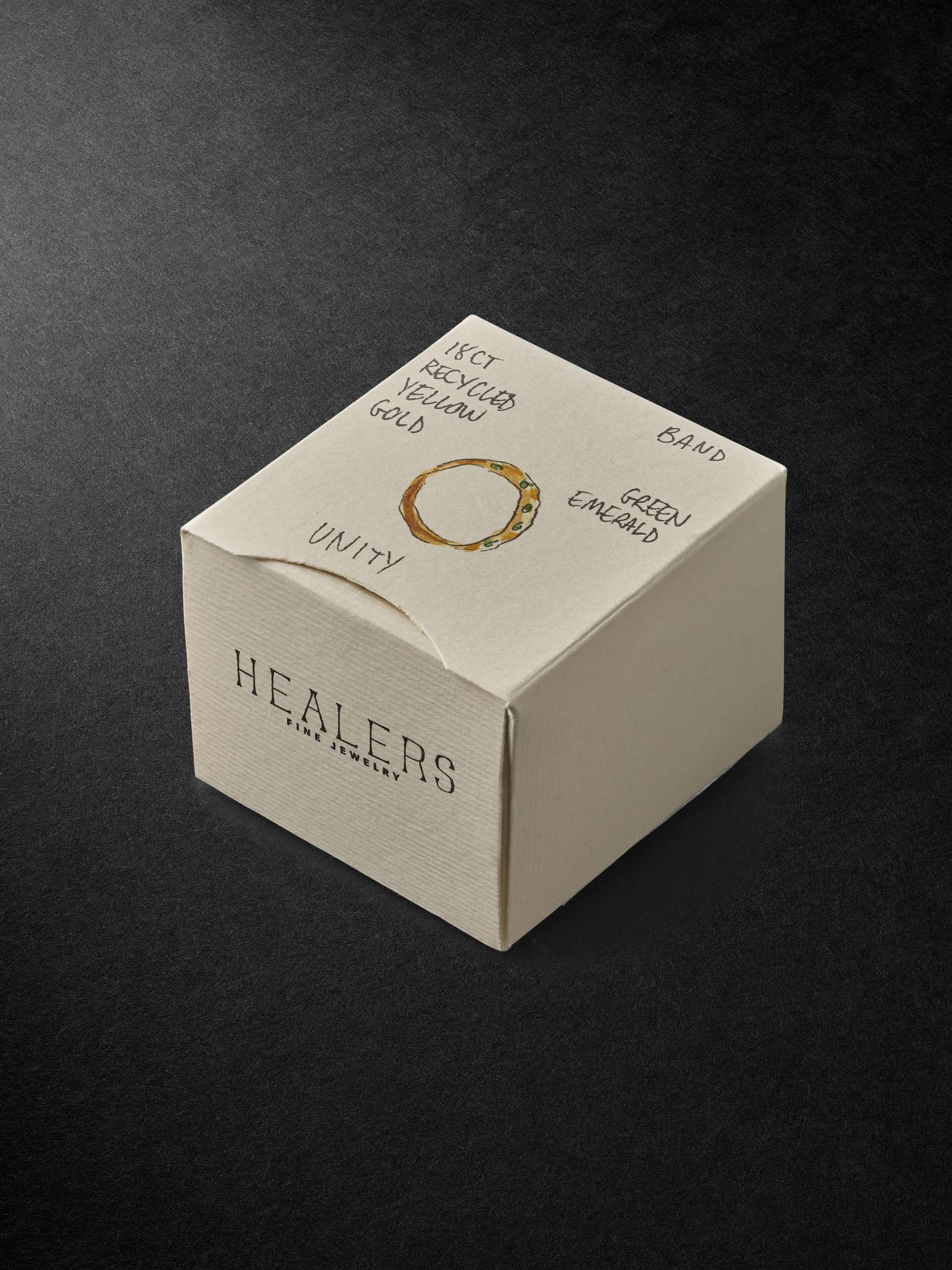 HEALERS FINE JEWELRY Recycled Gold Emerald Ring for Men | MR PORTER