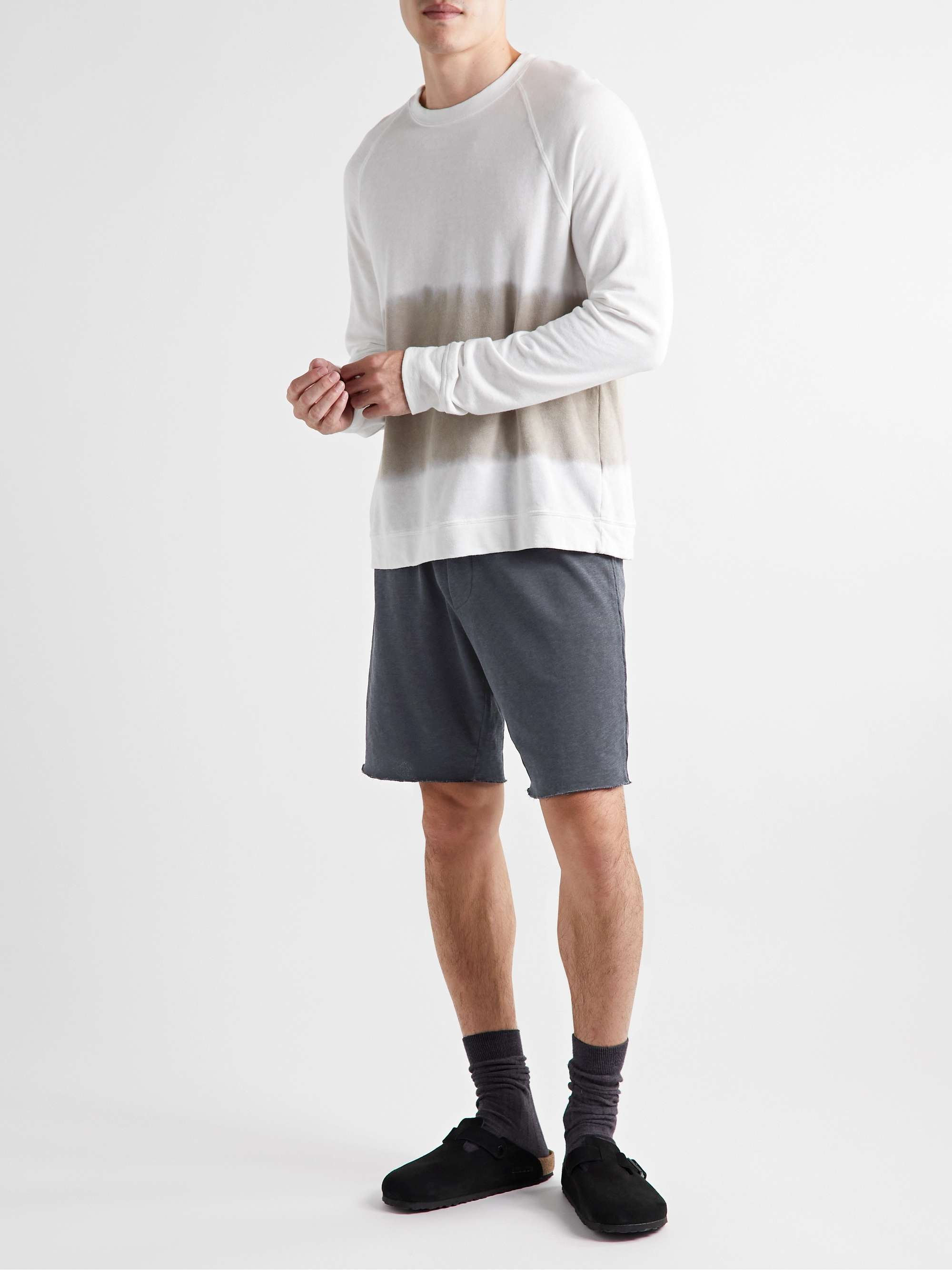 JAMES PERSE Straight-Leg Supima Cotton-Jersey Drawstring Shorts for Men |  MR PORTER