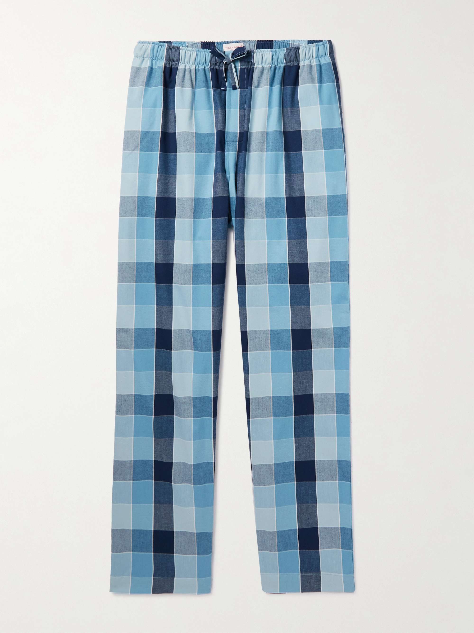DEREK ROSE Ranga Checked Cotton-Flannel Pyjama Trousers for Men | MR PORTER