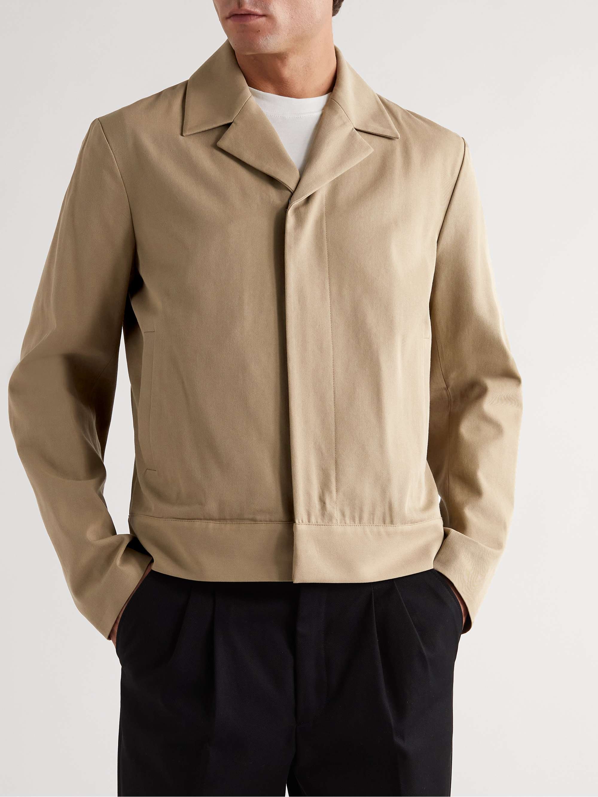 Beige Cotton-Blend Twill Blouson Jacket | PAUL SMITH | MR PORTER