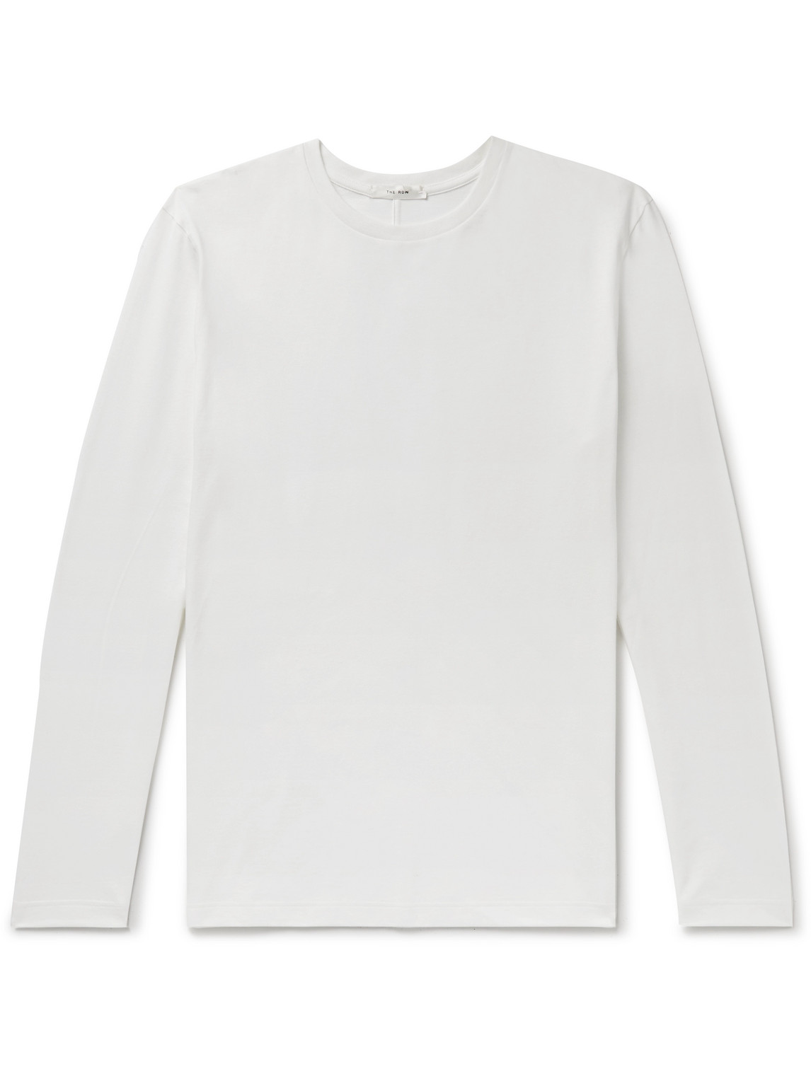 Shop The Row Leon Cotton-jersey T-shirt In White