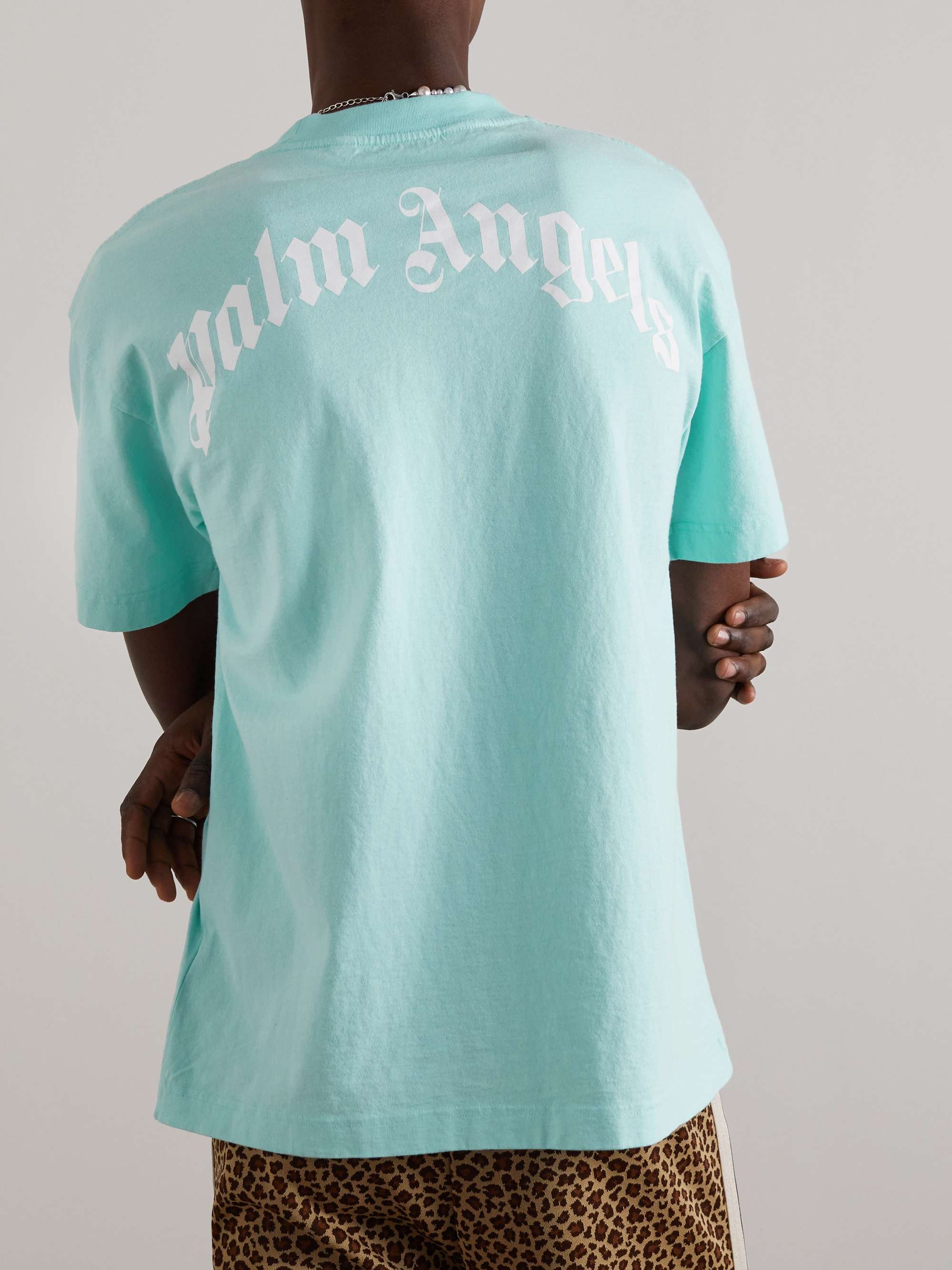 PALM ANGELS Printed Cotton-Jersey T-Shirt for Men | MR PORTER
