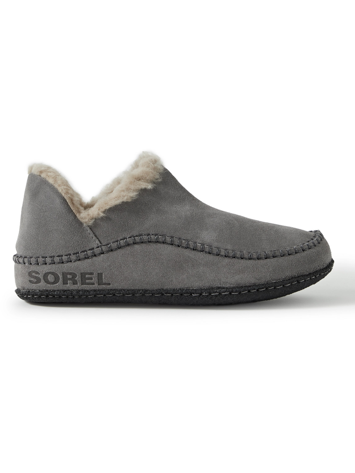 Sorel Men's Ii Faux Fur-lined Suede Slipper Shoes Quarry | ModeSens