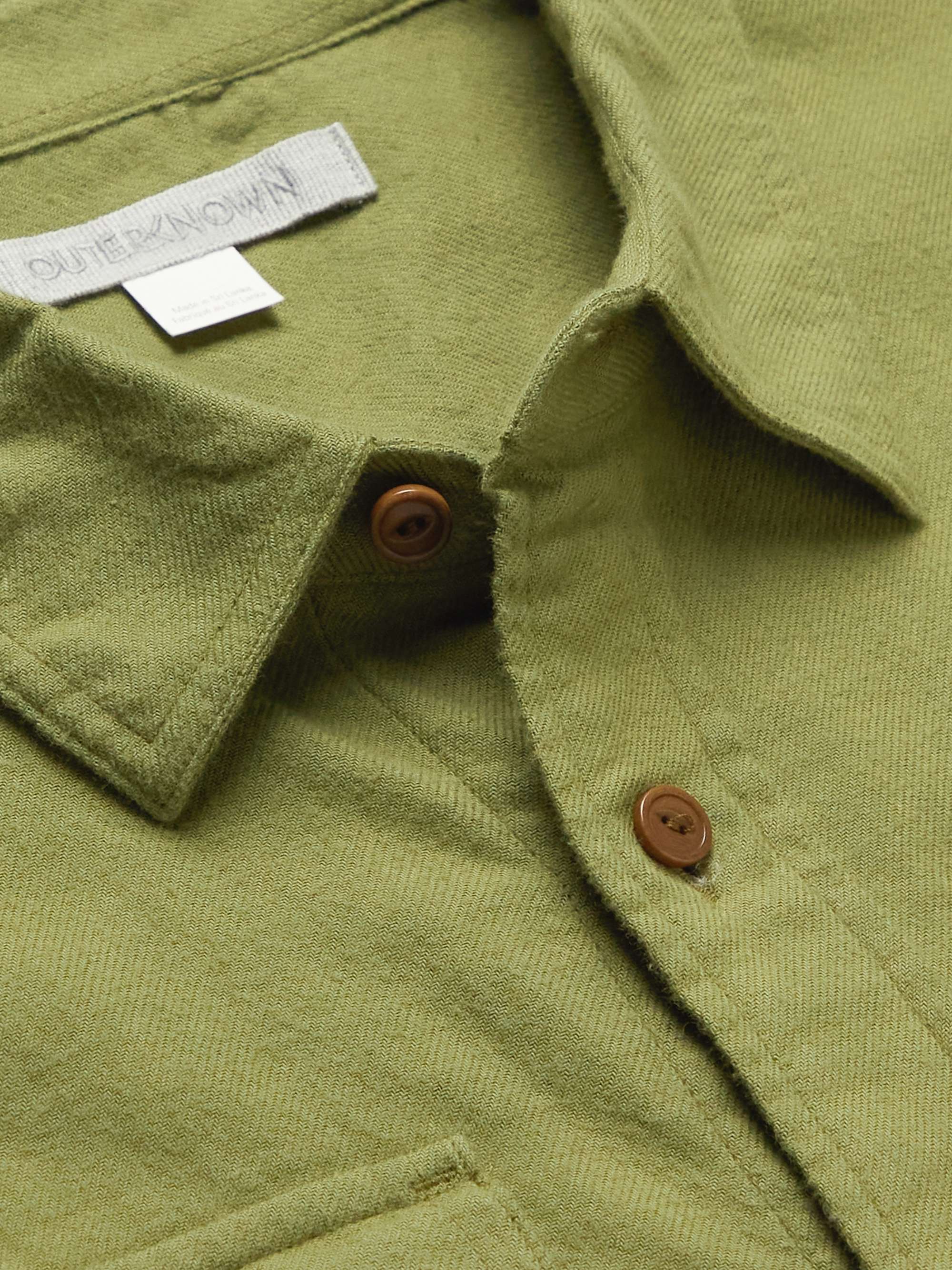 OUTERKNOWN Dillon Cotton-Flannel Shirt for Men | MR PORTER