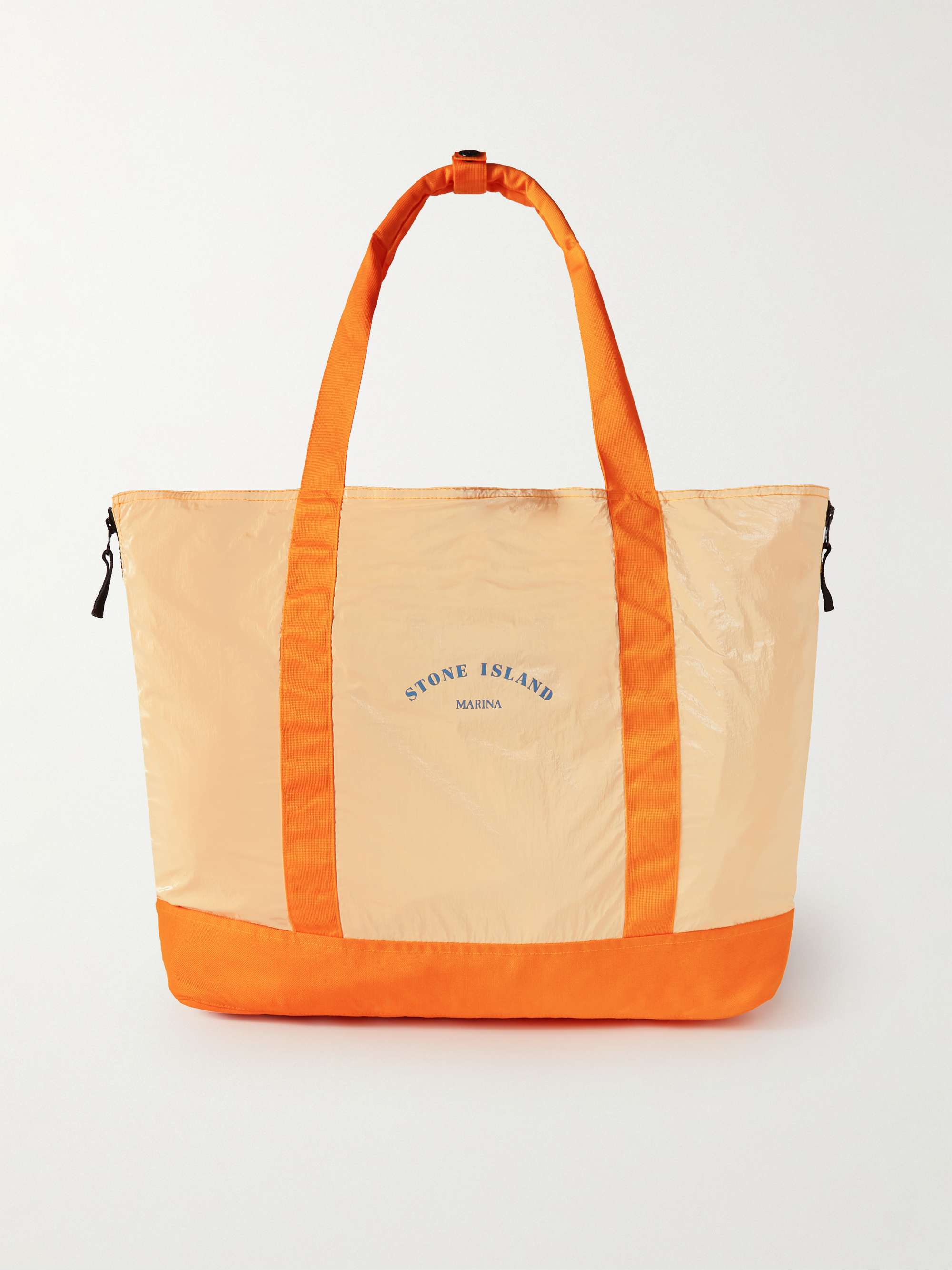 STONE ISLAND Logo-Print Nylon Tote Bag | MR PORTER