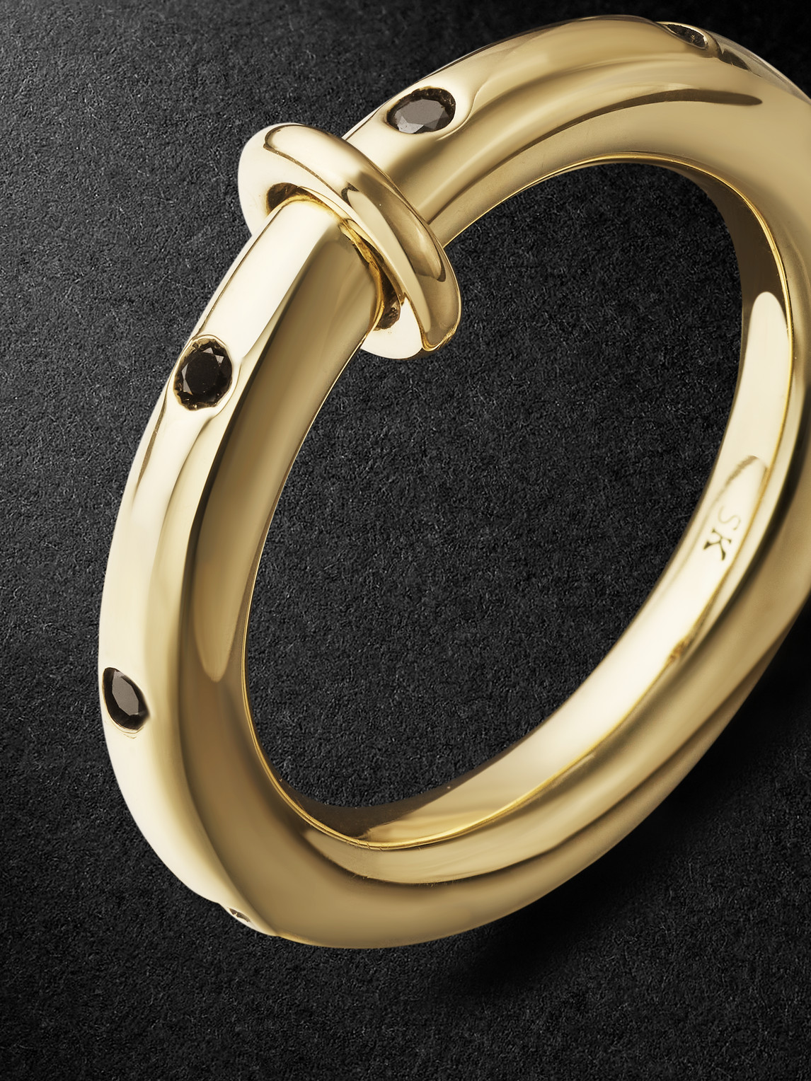 Shop Spinelli Kilcollin Ovio Gold Diamond Ring