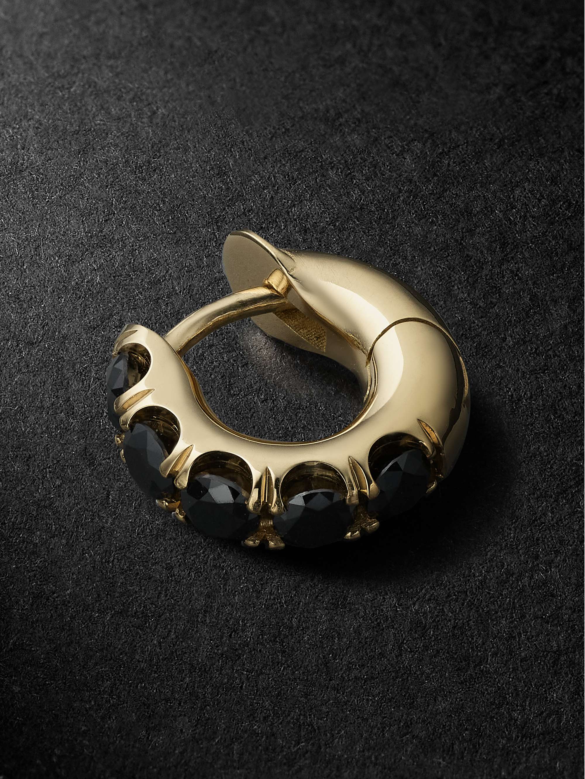 SPINELLI KILCOLLIN Ini Gold Diamond Single Hoop Earring for Men | MR PORTER