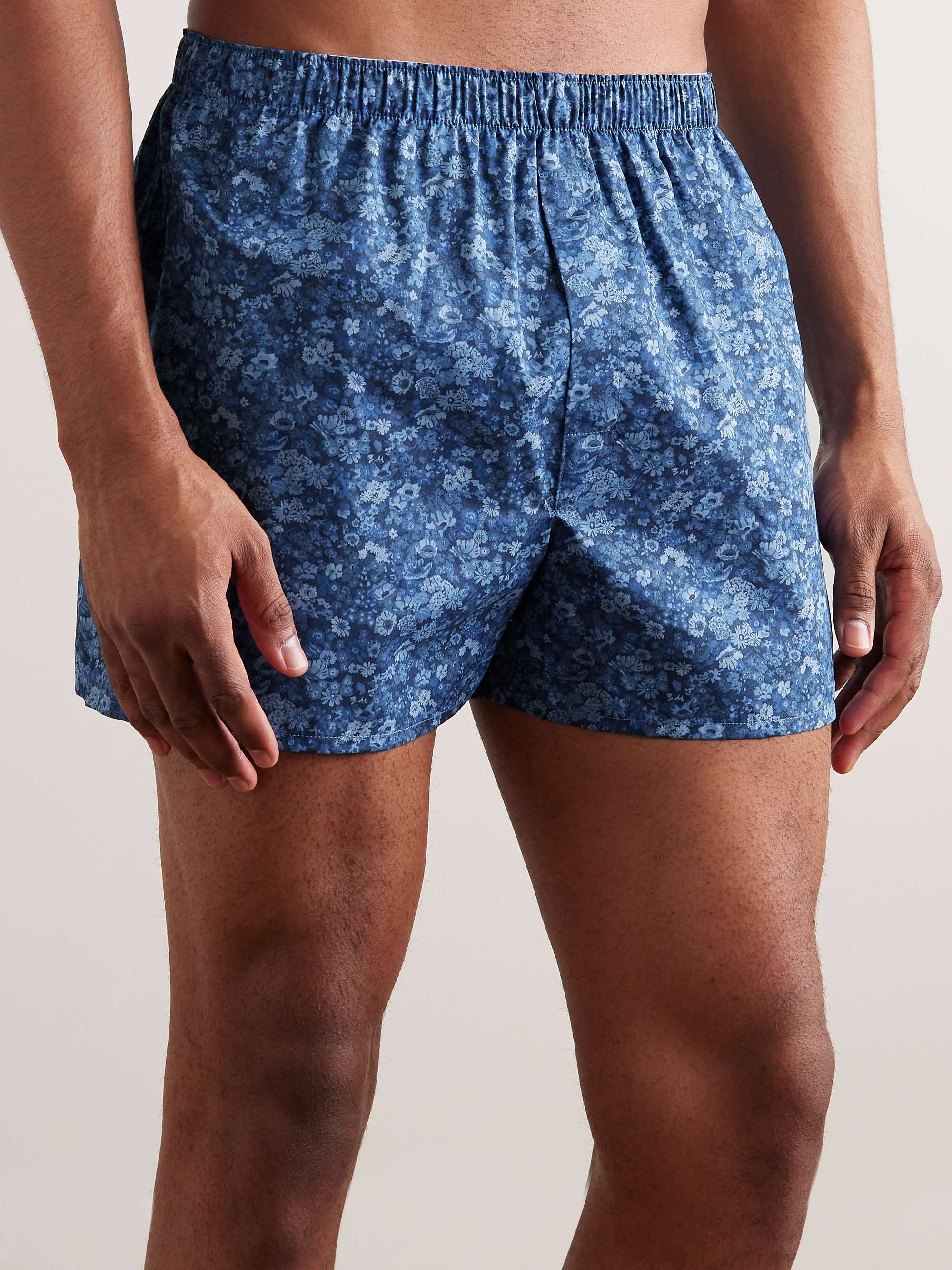SUNSPEL Floral-Print Cotton Boxer Shorts | MR PORTER