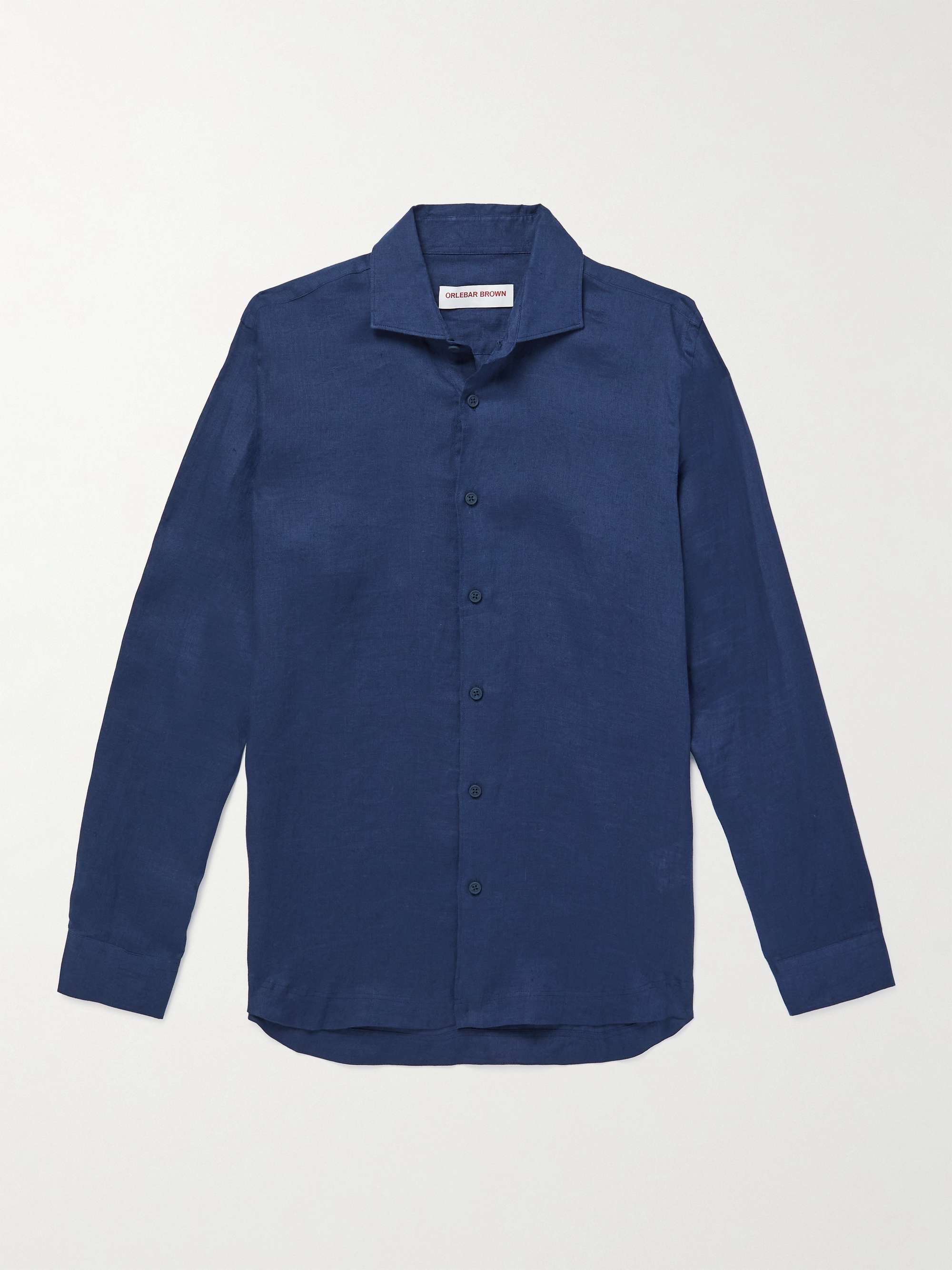 ORLEBAR BROWN Giles Slim-Fit Linen Shirt for Men | MR PORTER