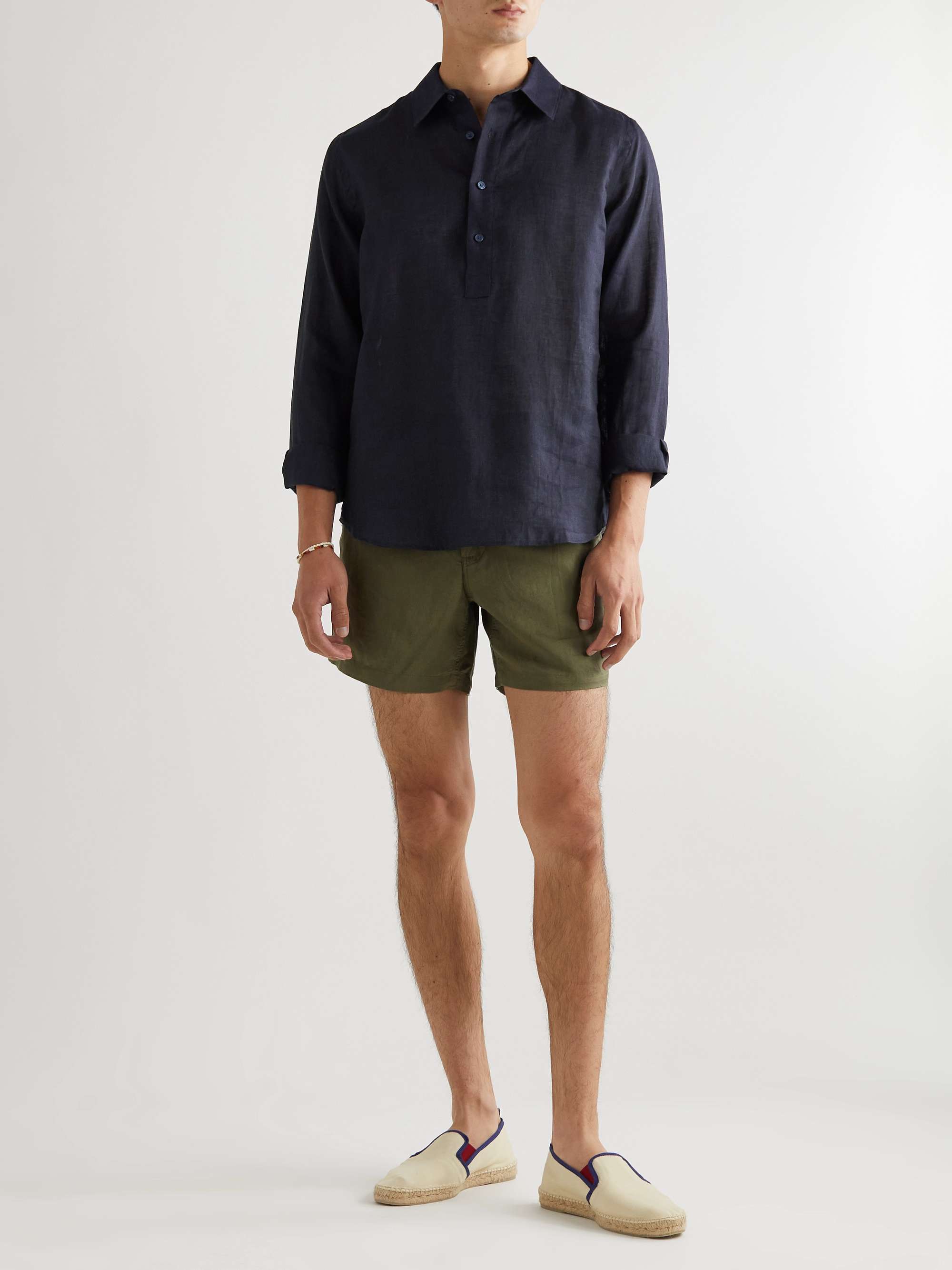 ORLEBAR BROWN Ridley Linen Shirt | MR PORTER