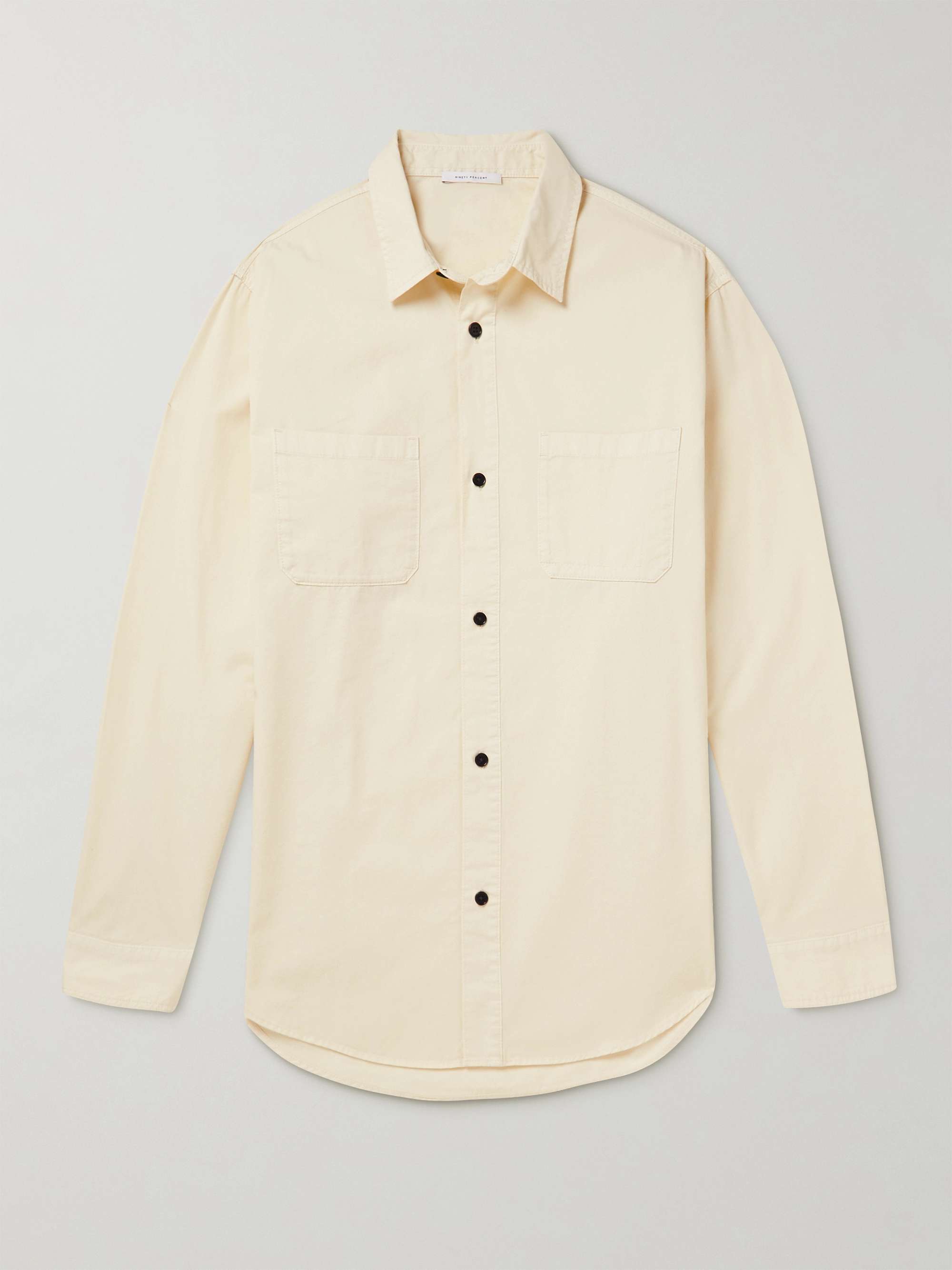 NINETY PERCENT Organic Cotton-Poplin Shirt for Men | MR PORTER