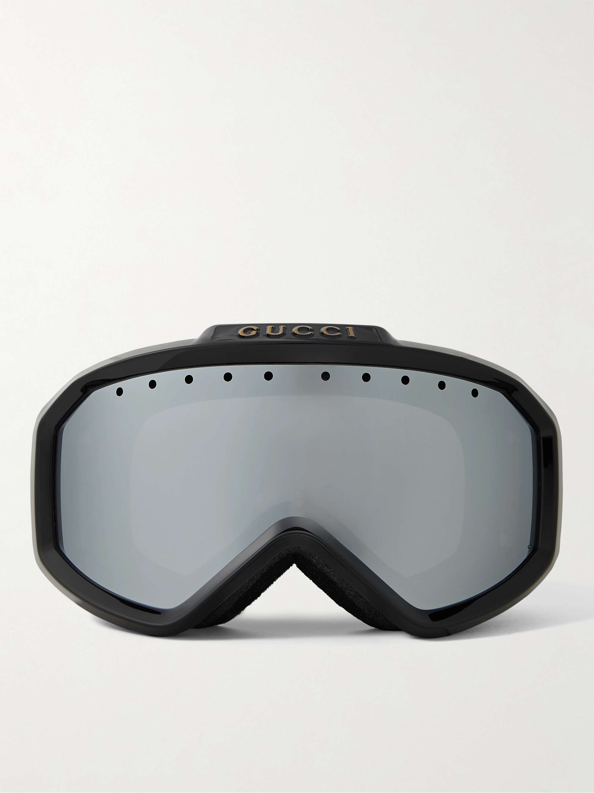 GUCCI EYEWEAR Webbing-Trimmed Ski Goggles for Men