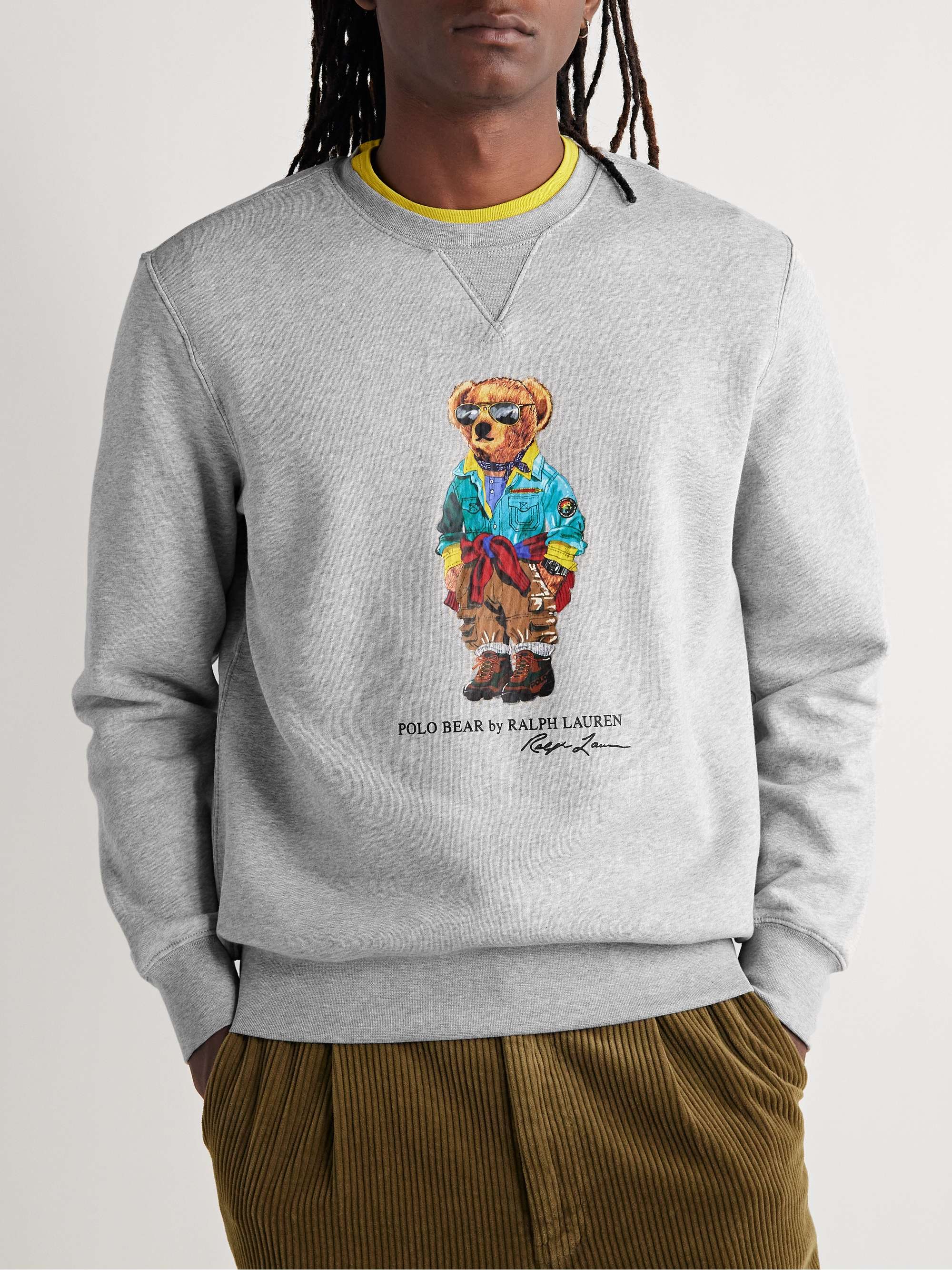 POLO RALPH LAUREN Printed Cotton-Blend Jersey Sweatshirt | MR PORTER