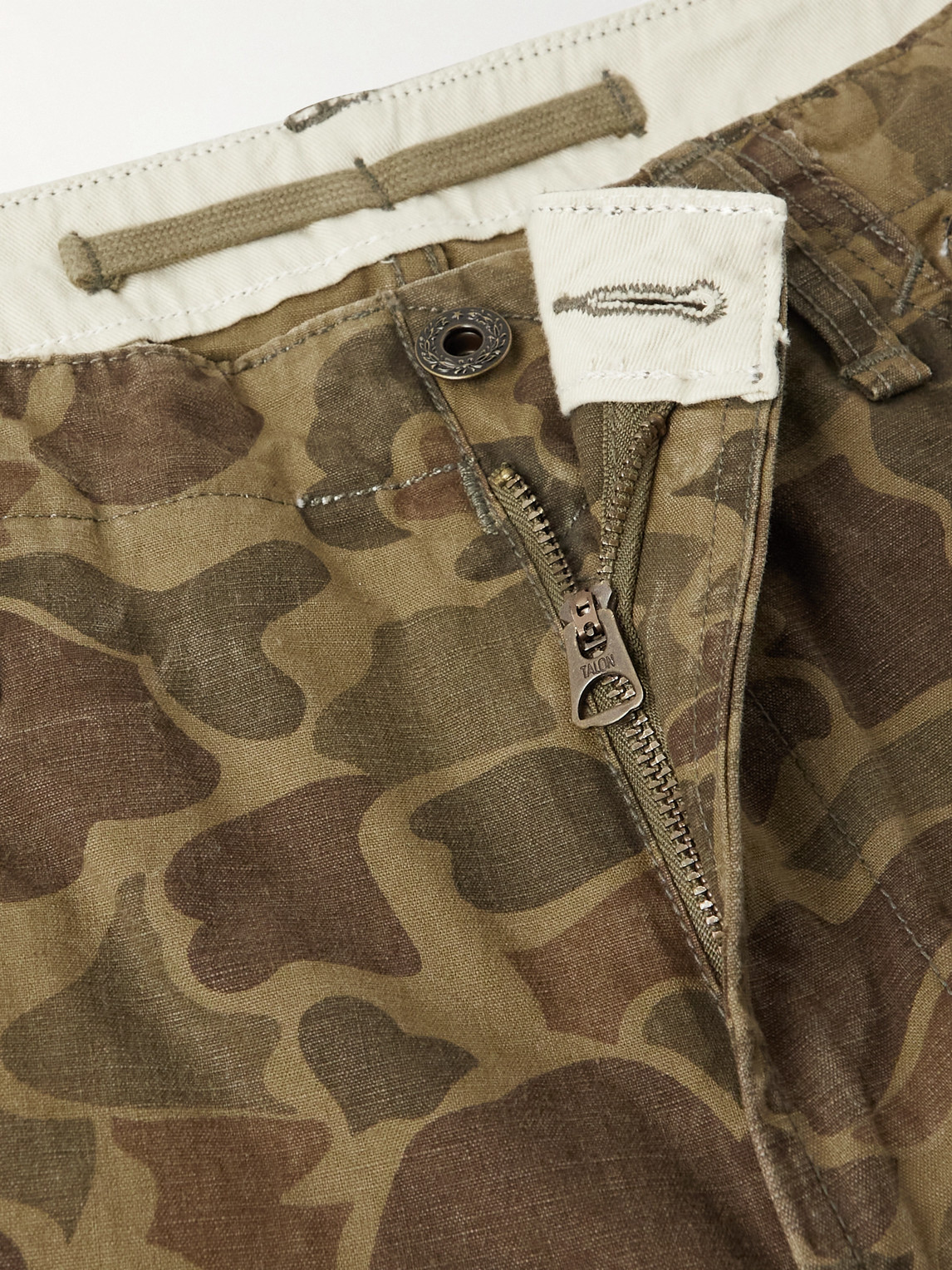 Polo Ralph Lauren Slim Fit Camo Canvas Cargo Pants In Frog Camo W/patches |  ModeSens