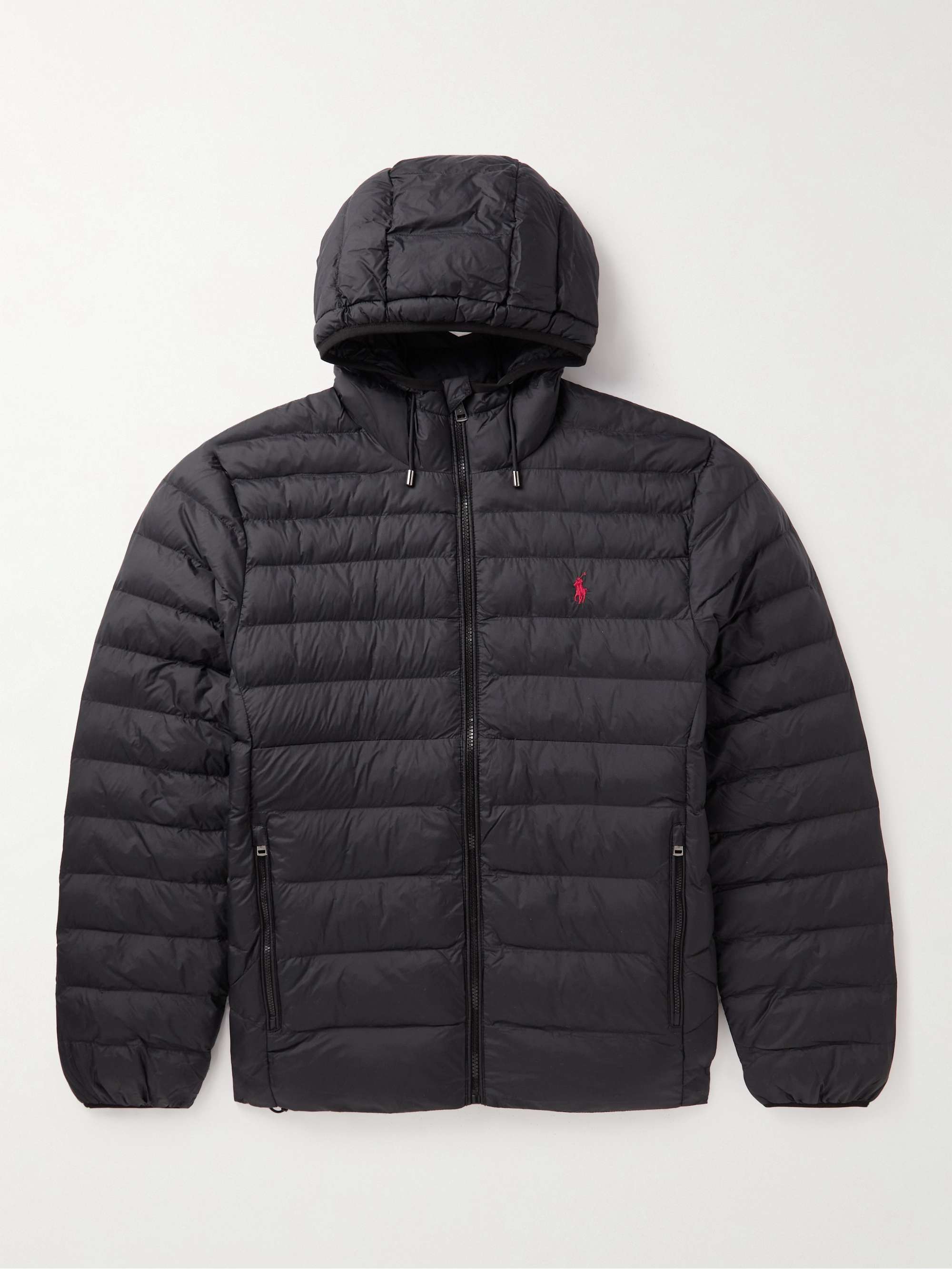 POLO RALPH LAUREN Terra Logo-Embroidered Quilted Recycled-Shell Hooded  Jacket | MR PORTER