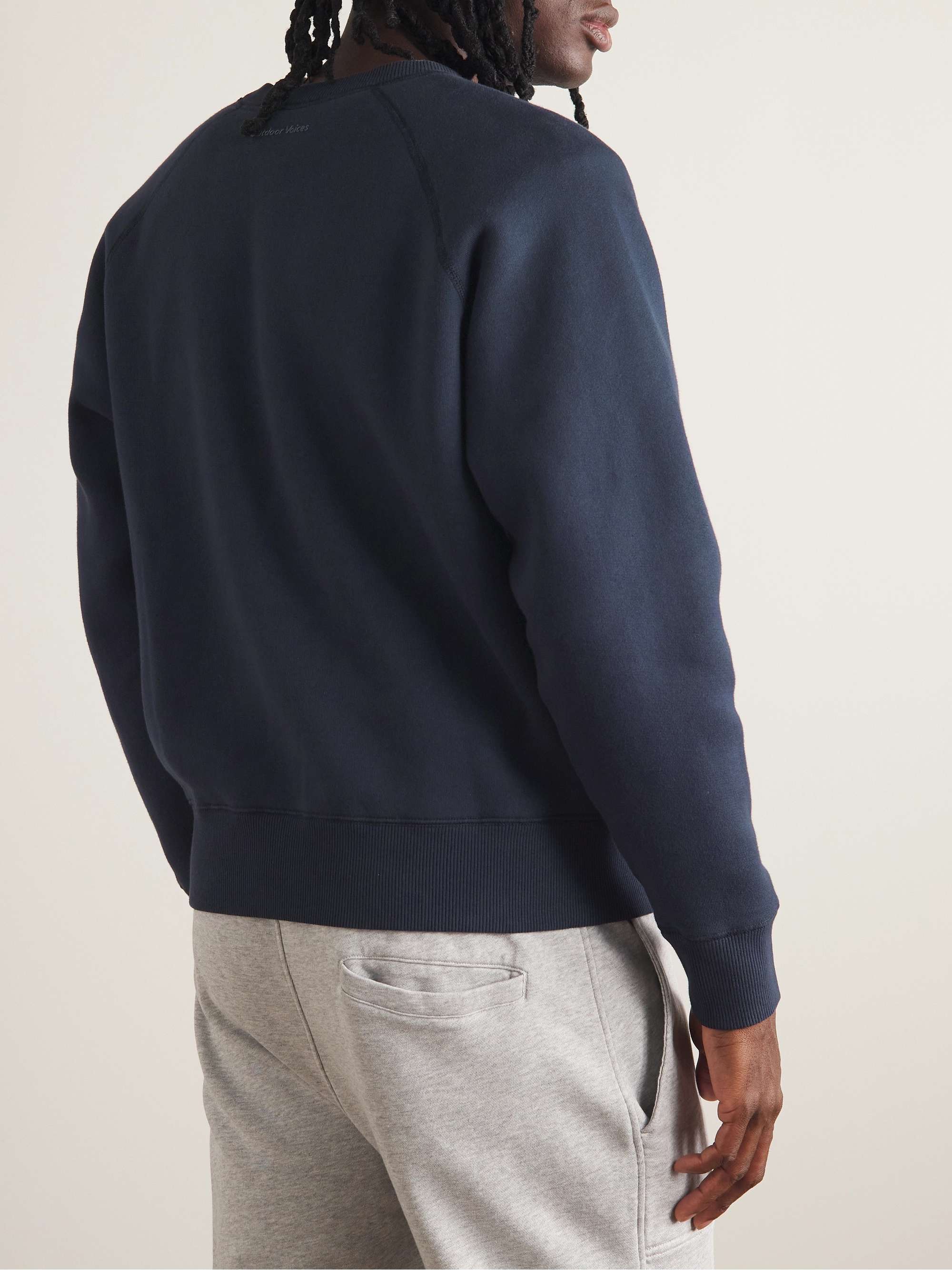 OUTDOOR VOICES Nimbus Cotton-Jersey Sweatshirt for Men | MR PORTER