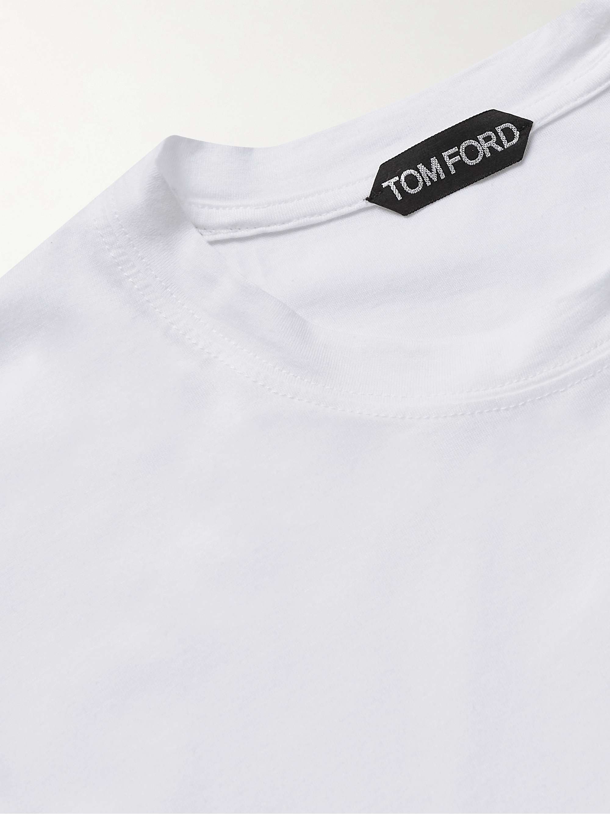 TOM FORD Lyocell and Cotton-Blend Jersey T-Shirt | MR PORTER