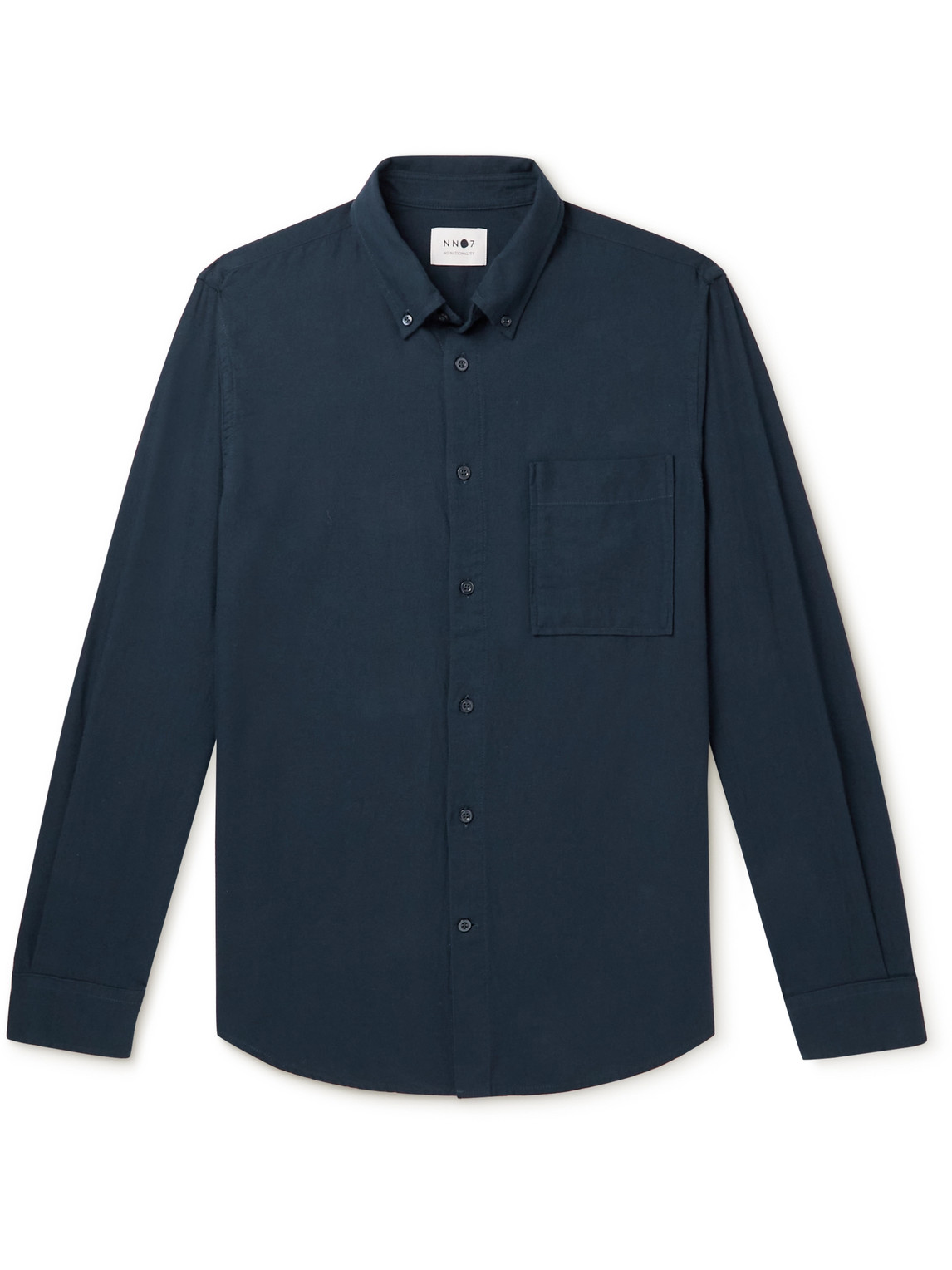 Shop Nn07 Arne Cotton-twill Shirt In Blue