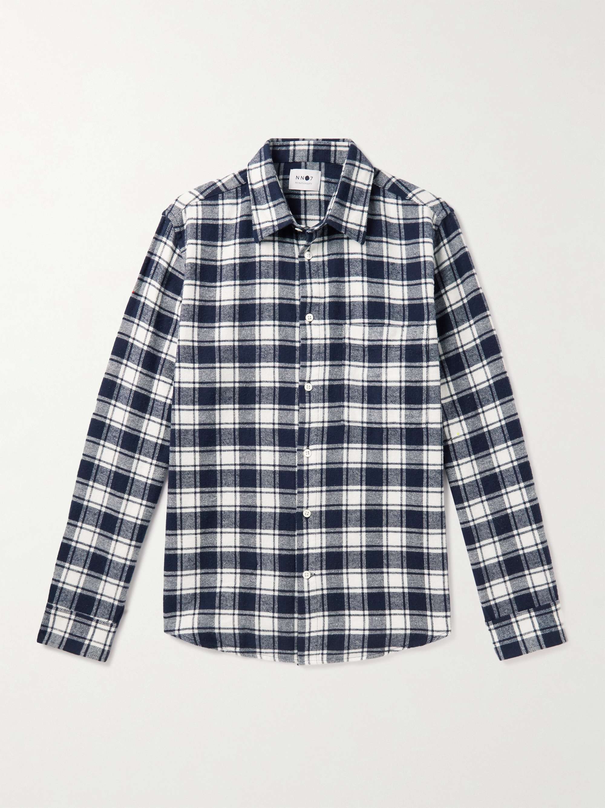 NN07 Arne 5166 Checked Cotton-Flannel Shirt for Men | MR PORTER