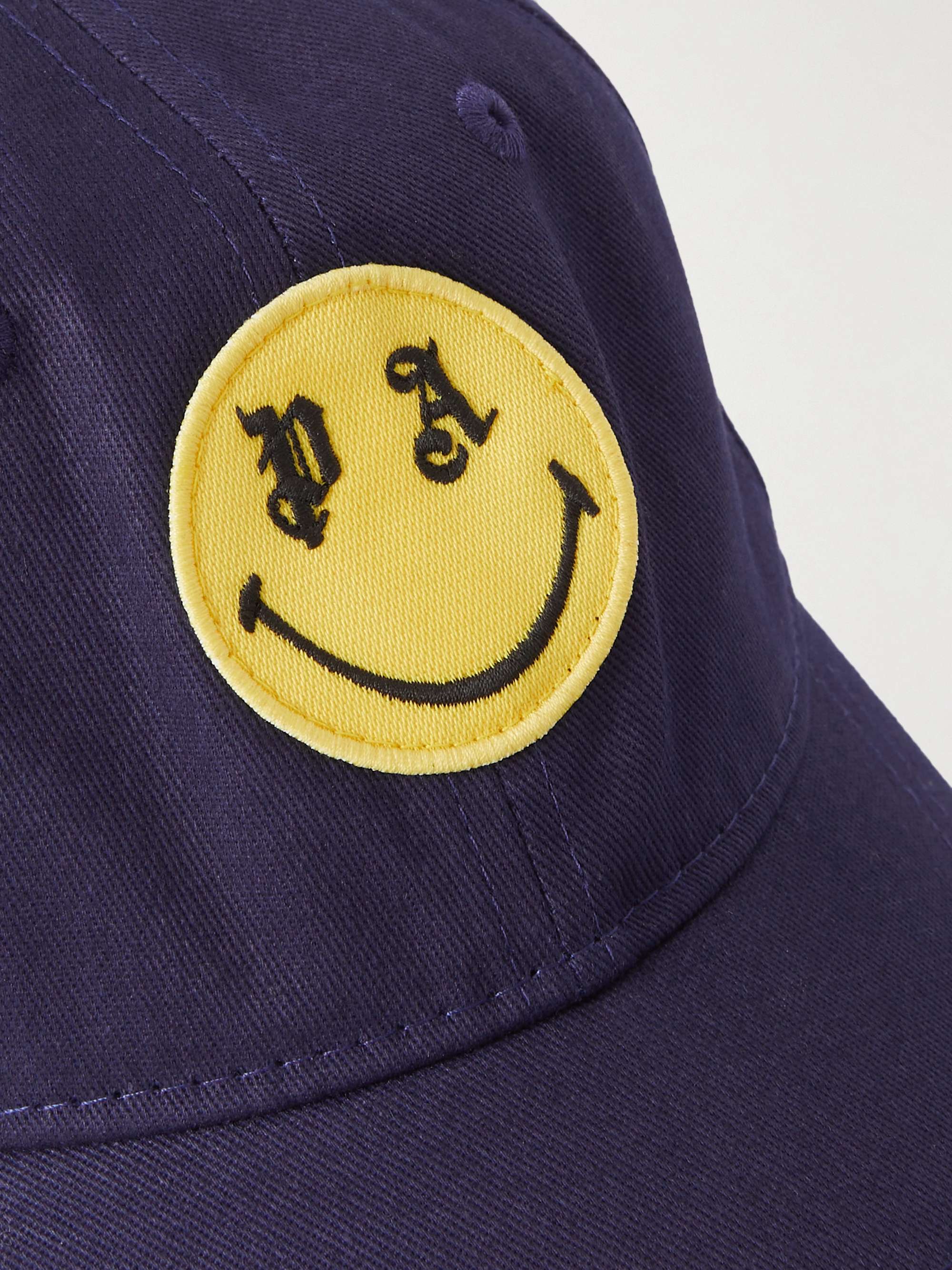 PALM ANGELS KIDS Logo-Appliquéd Cotton-Twill Baseball Cap | MR PORTER