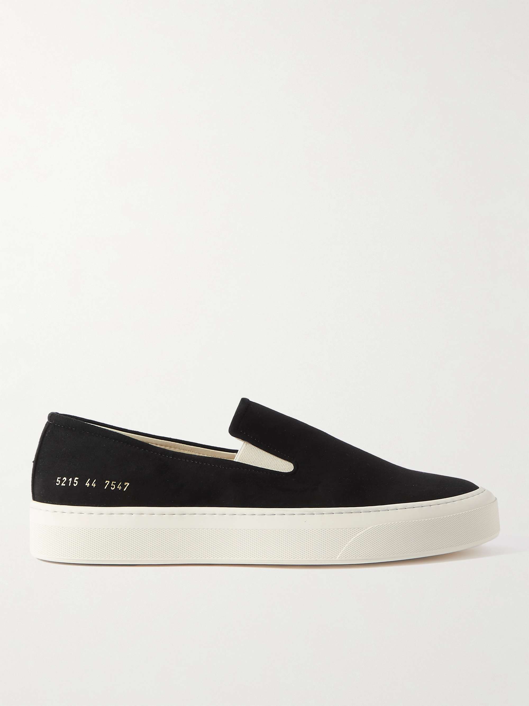 Black Suede Slip-On Sneakers | COMMON PROJECTS | MR PORTER