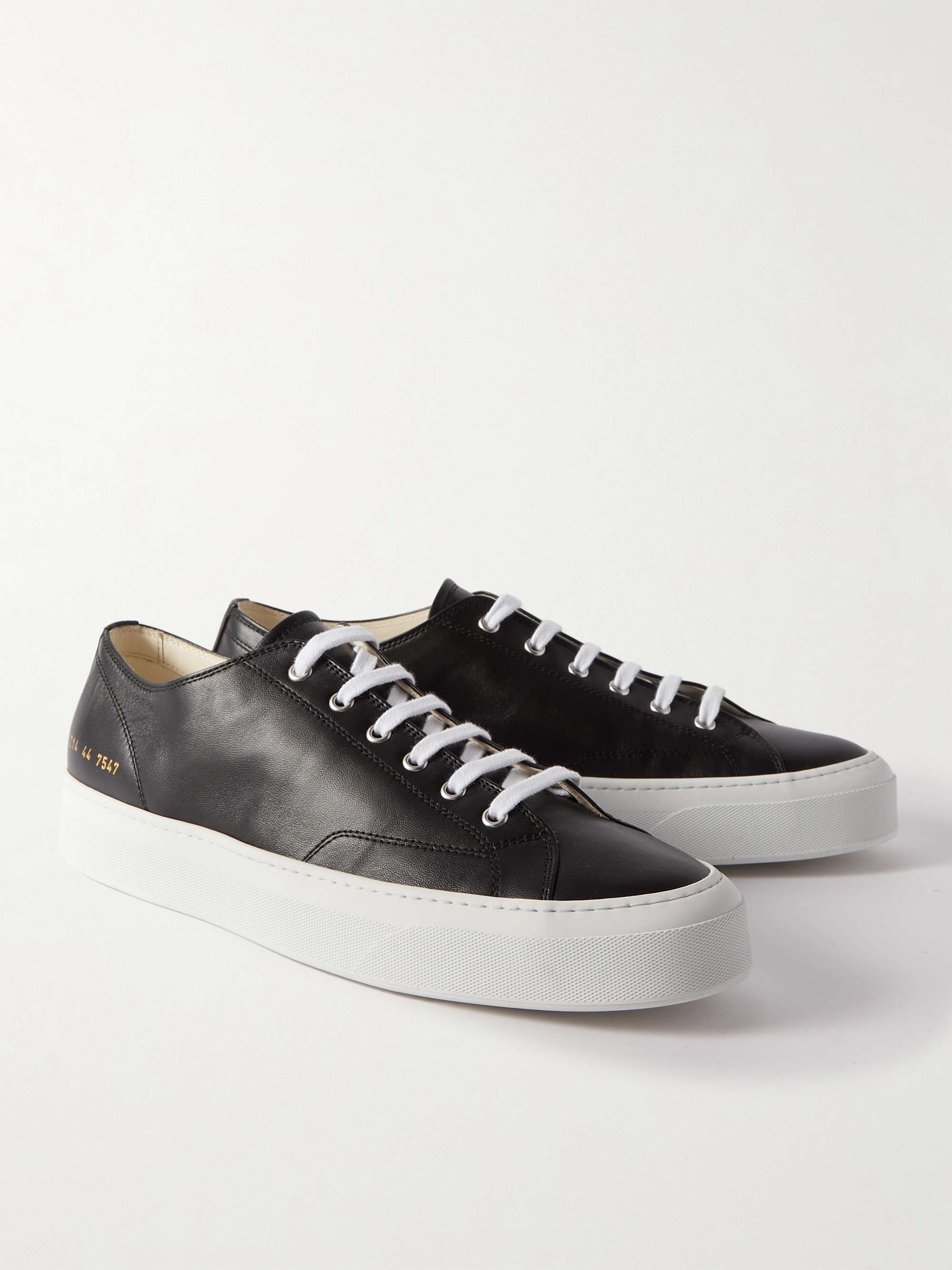 COMMON PROJECTS Tournament Leather Sneakers for Men | MR PORTER