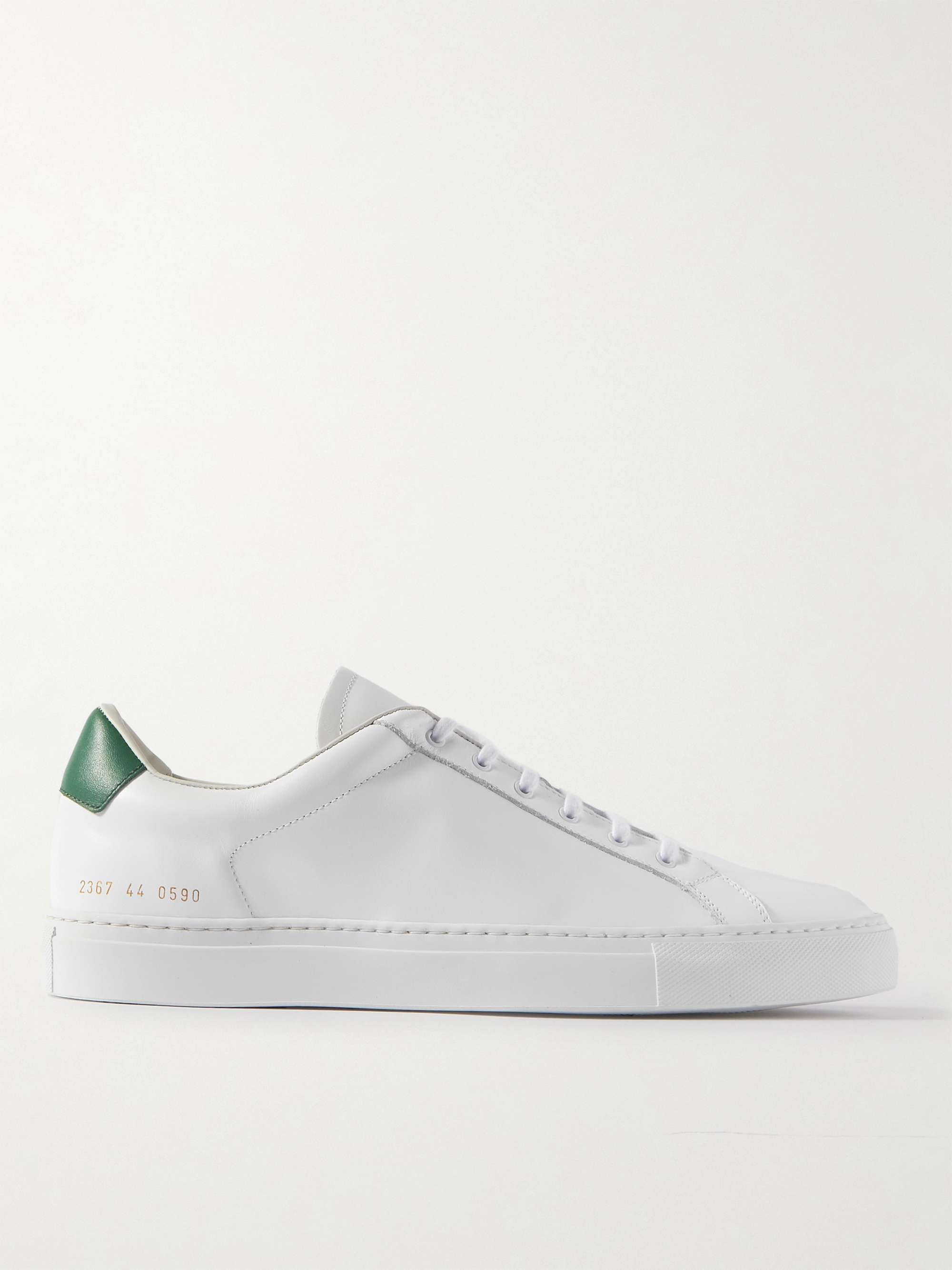 COMMON PROJECTS Retro Low Leather Sneakers | MR PORTER