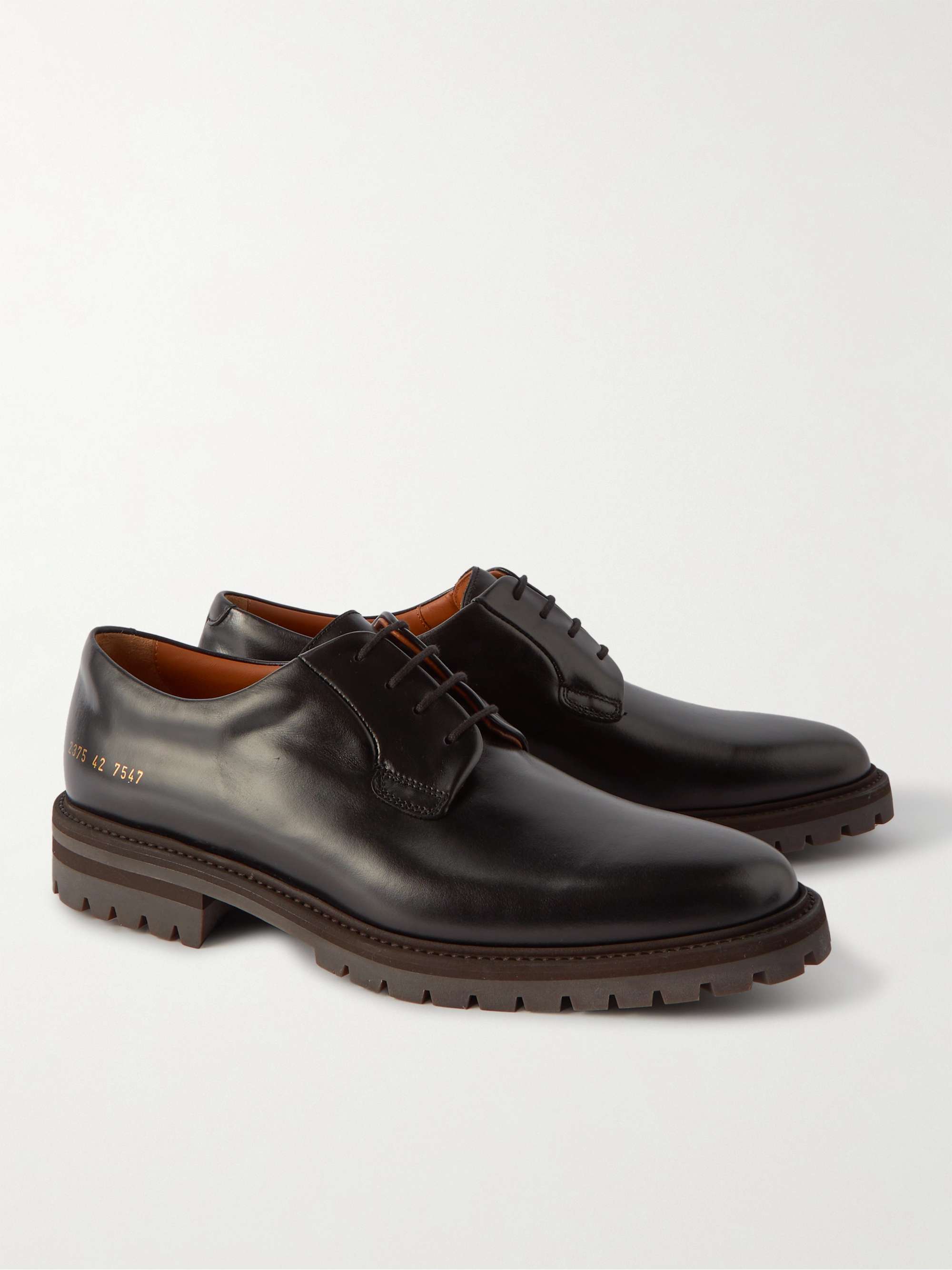 COMMON PROJECTS Leather Derby Shoes for Men | MR PORTER