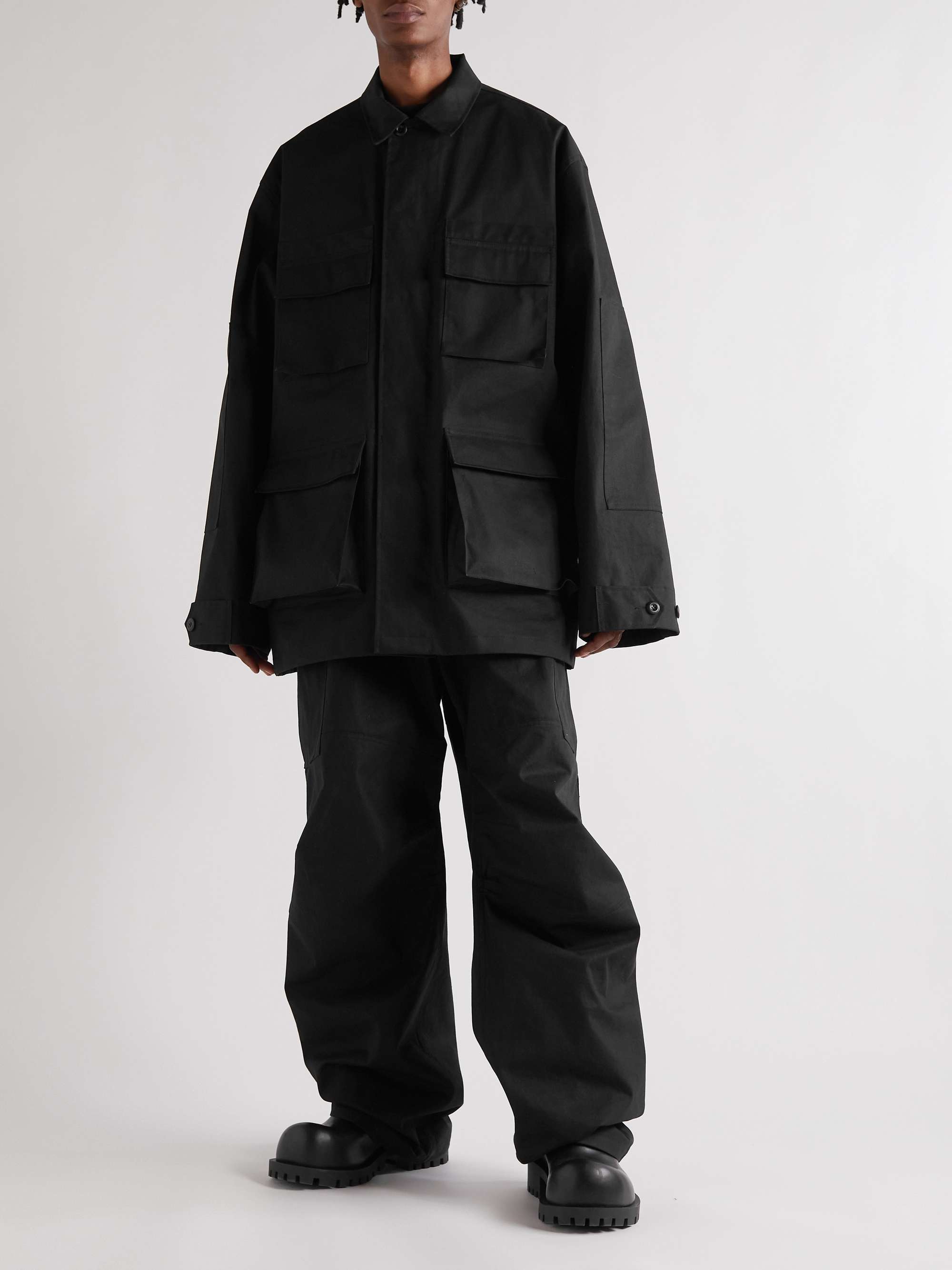 Balenciaga Men's Flared Cargo Pants - Bergdorf Goodman