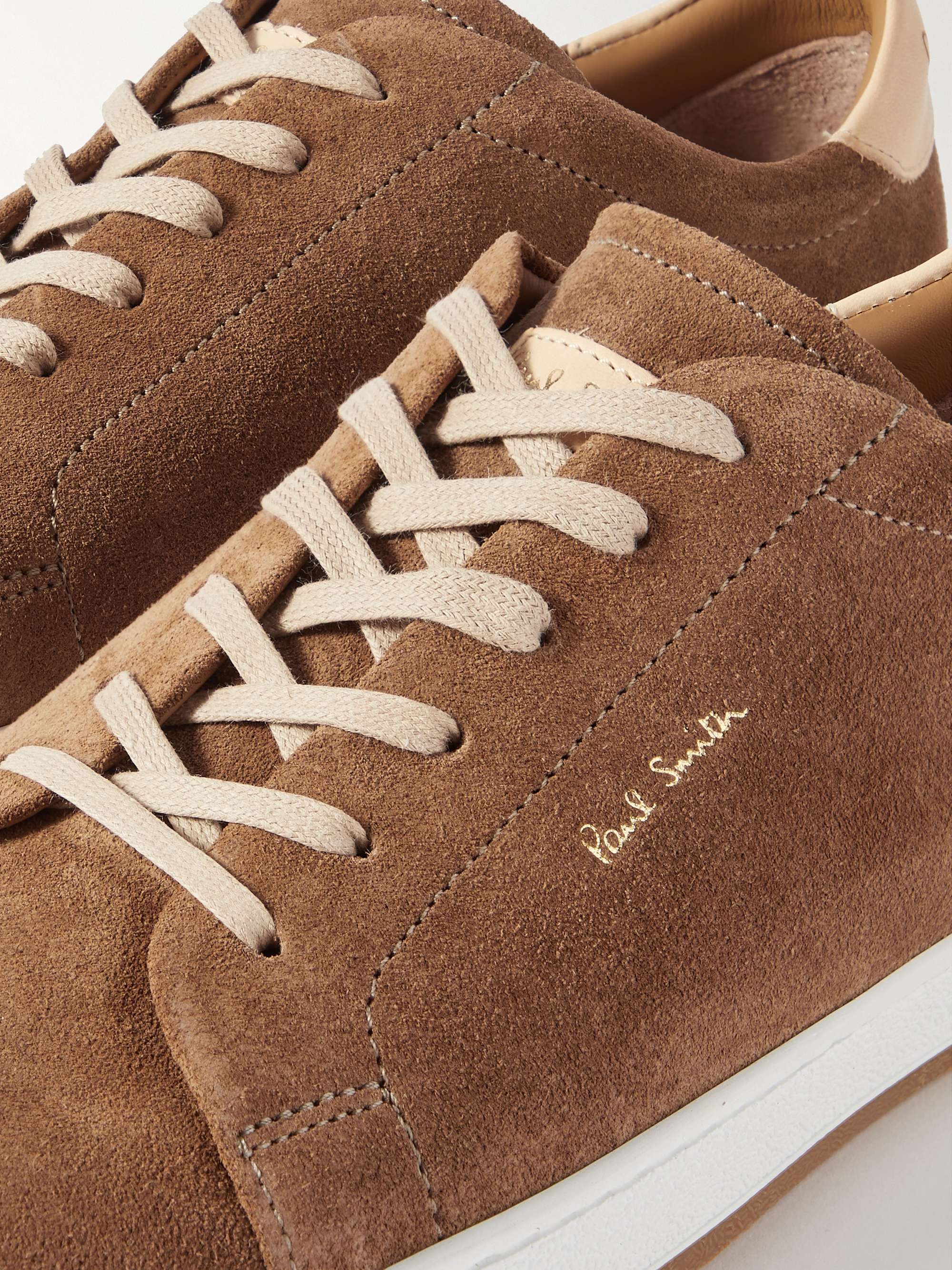 PAUL SMITH Tyrone Leather-Trimmed Suede Sneakers for Men | MR PORTER