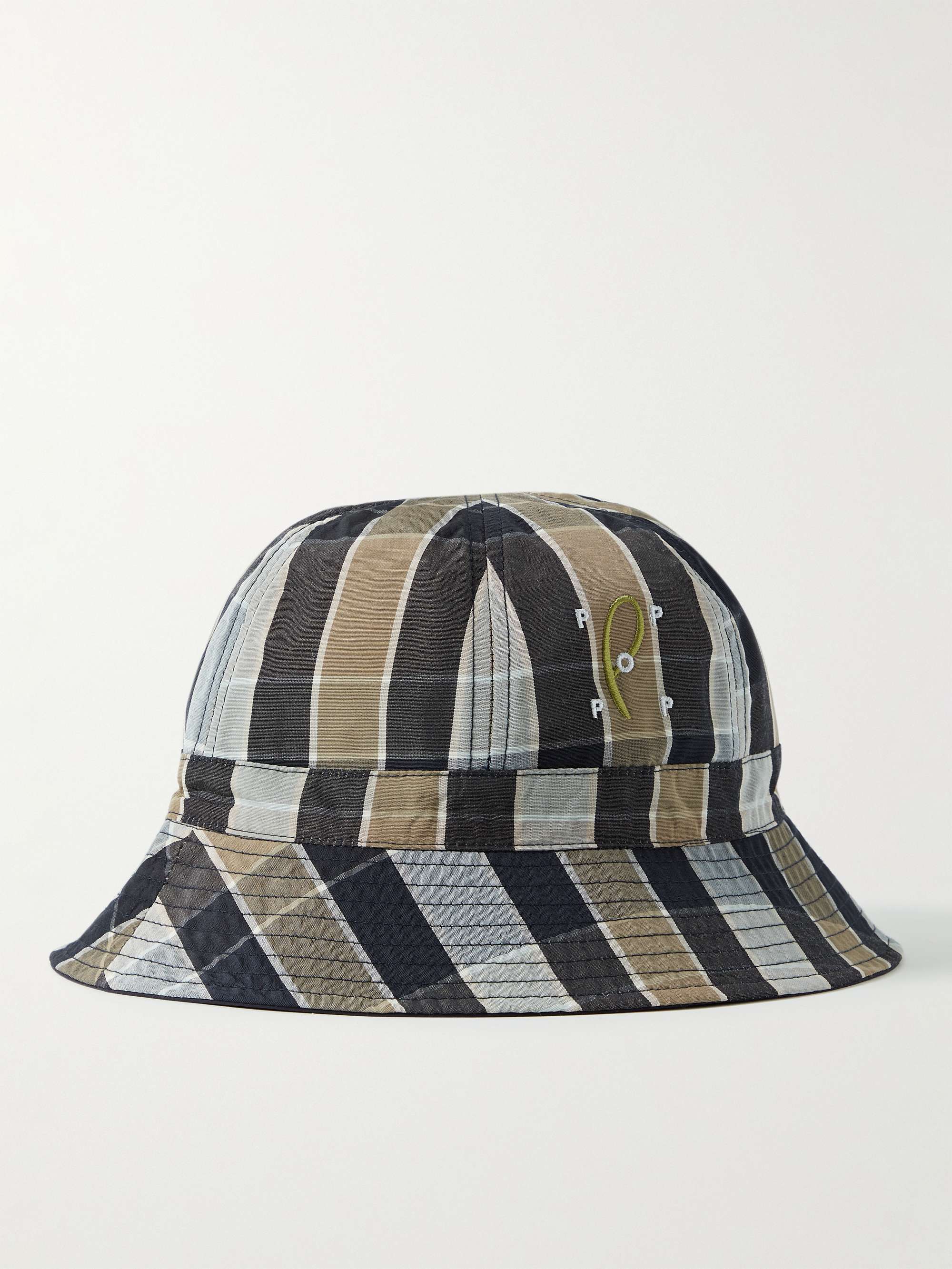 POP TRADING COMPANY + Paul Smith Reversible Logo-Embroidered Recycled-Shell Bucket  Hat | MR PORTER