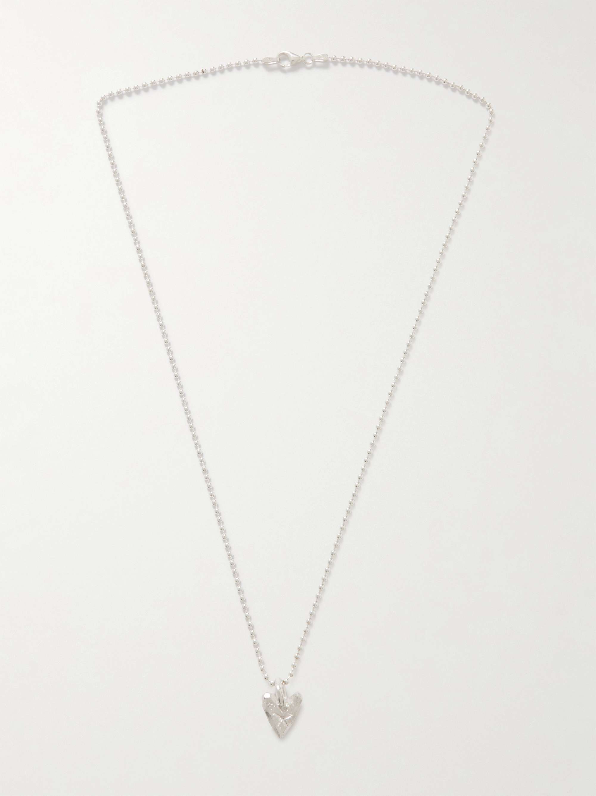 Silver Recycled Silver Pendant Necklace | THE OUZE | MR PORTER