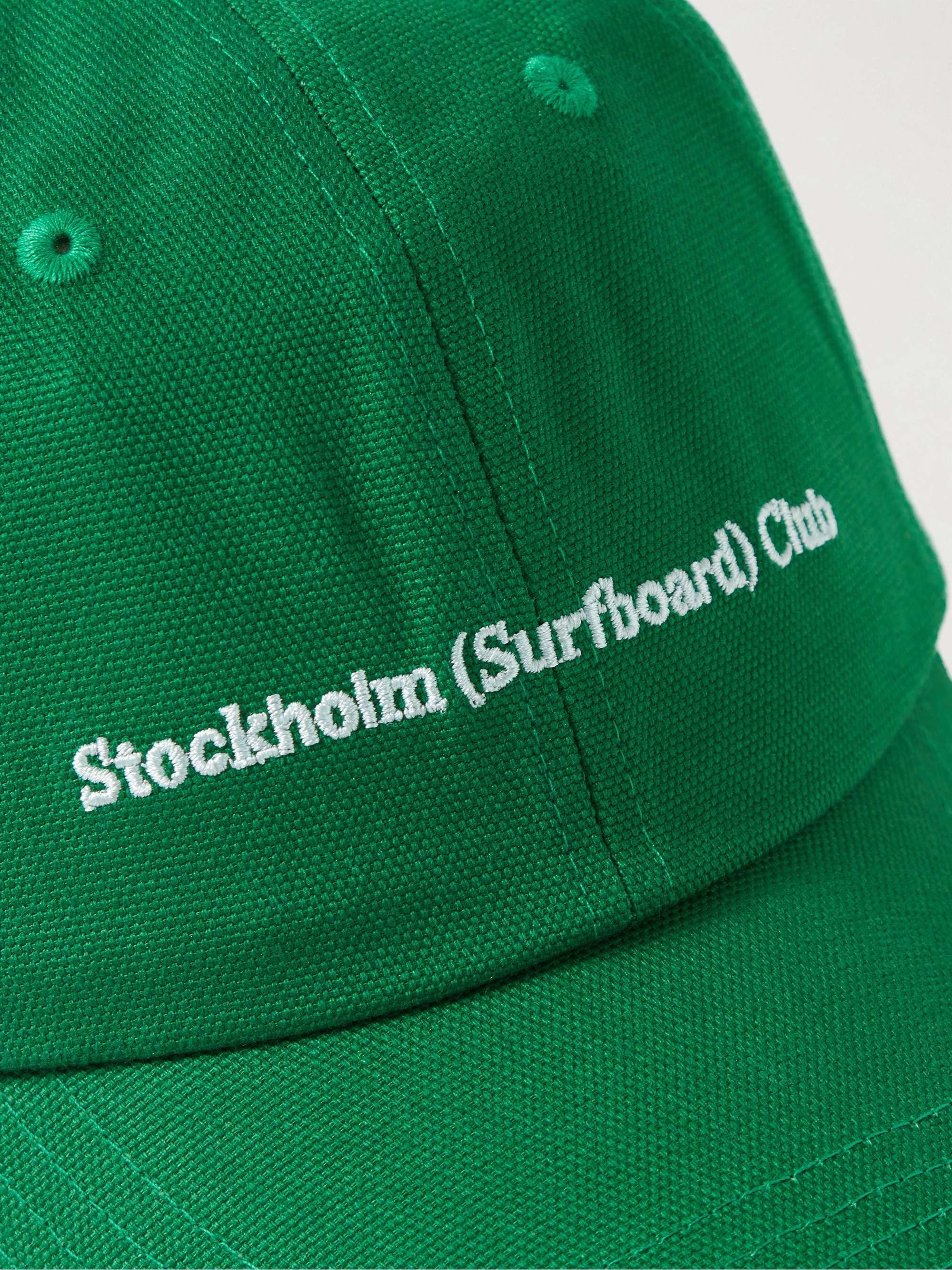 STOCKHOLM SURFBOARD CLUB Logo-Embroidered Cotton-Canvas Baseball Cap | MR  PORTER