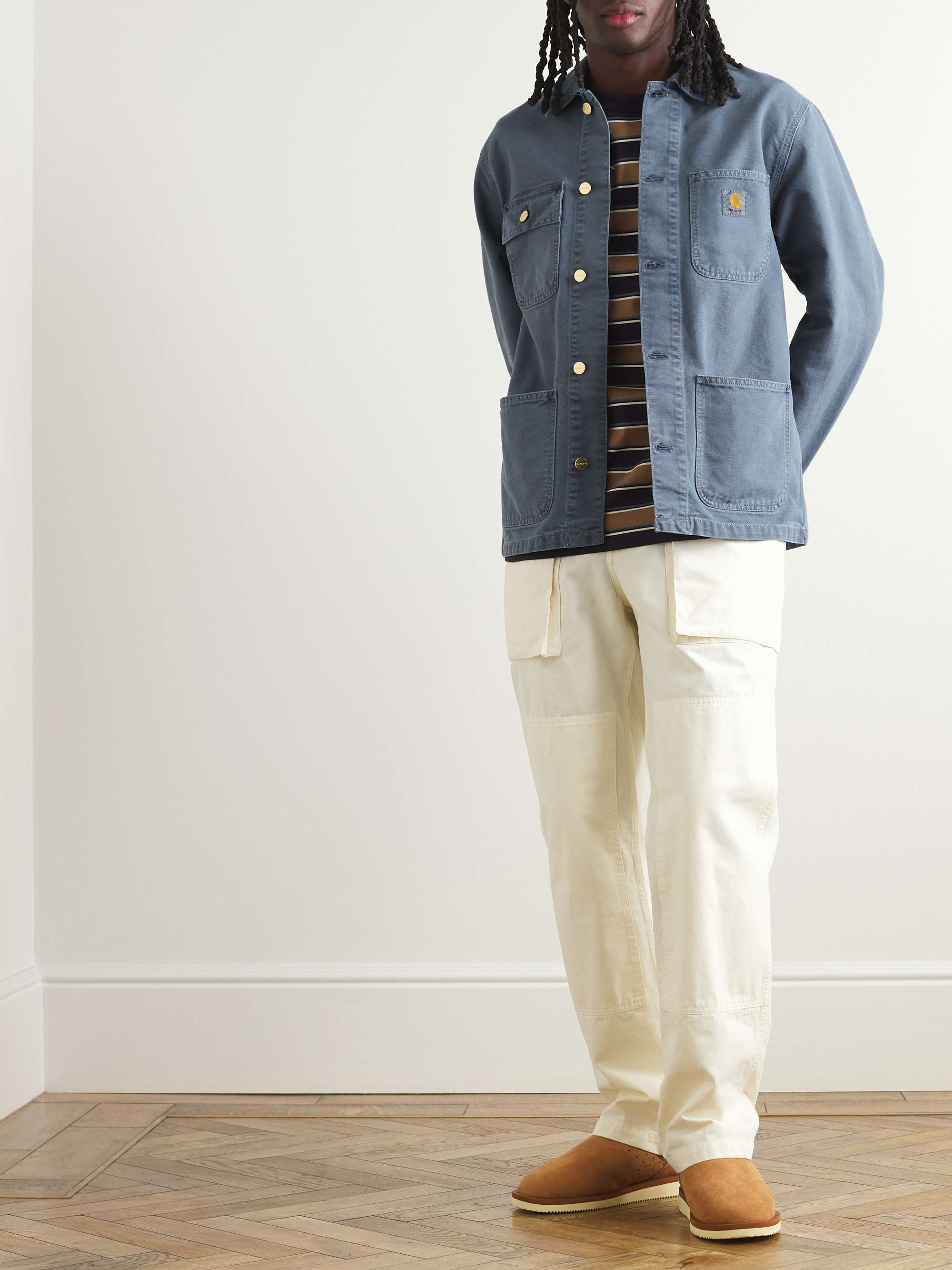 CARHARTT WIP Michigan Corduroy-Trimmed Organic Cotton-Canvas Chore Jacket  for Men | MR PORTER