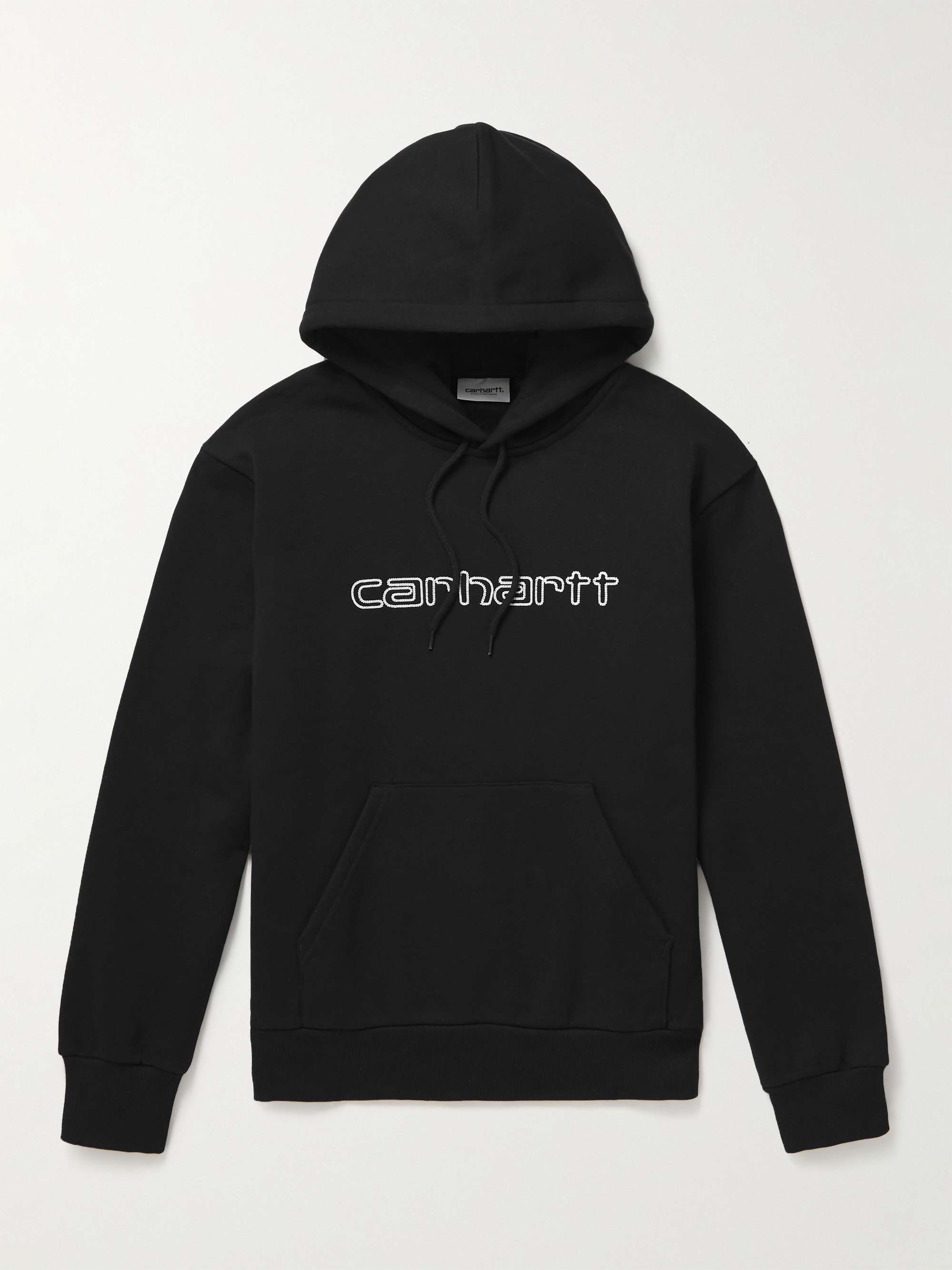 CARHARTT WIP Elzy Logo-Embroidered Cotton-Blend Jersey Hoodie for Men ...