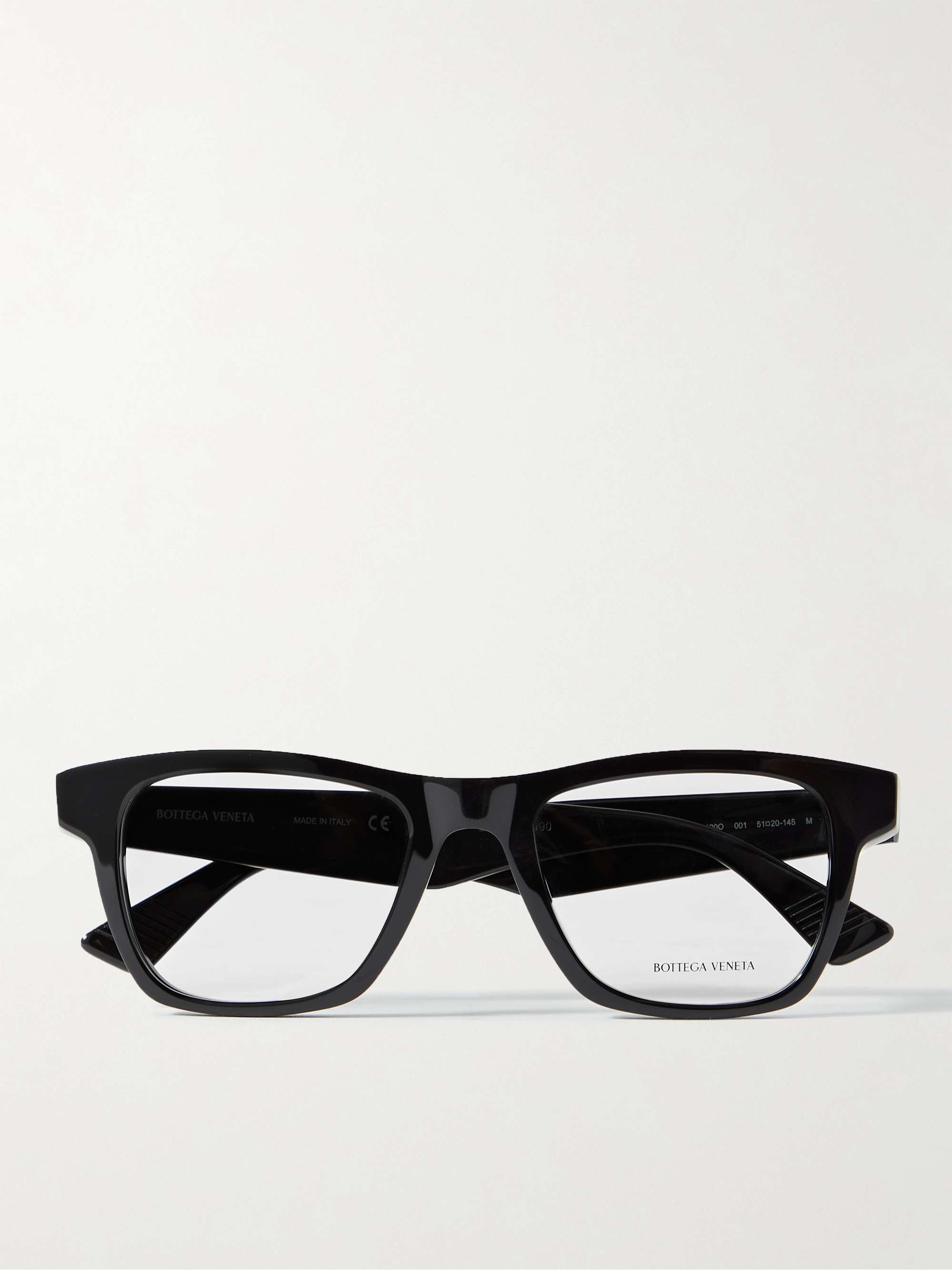 أسود نظارات طبية من الأسيتات بلونين بإطار على شكل حرف D | GUCCI EYEWEAR |  MR PORTER