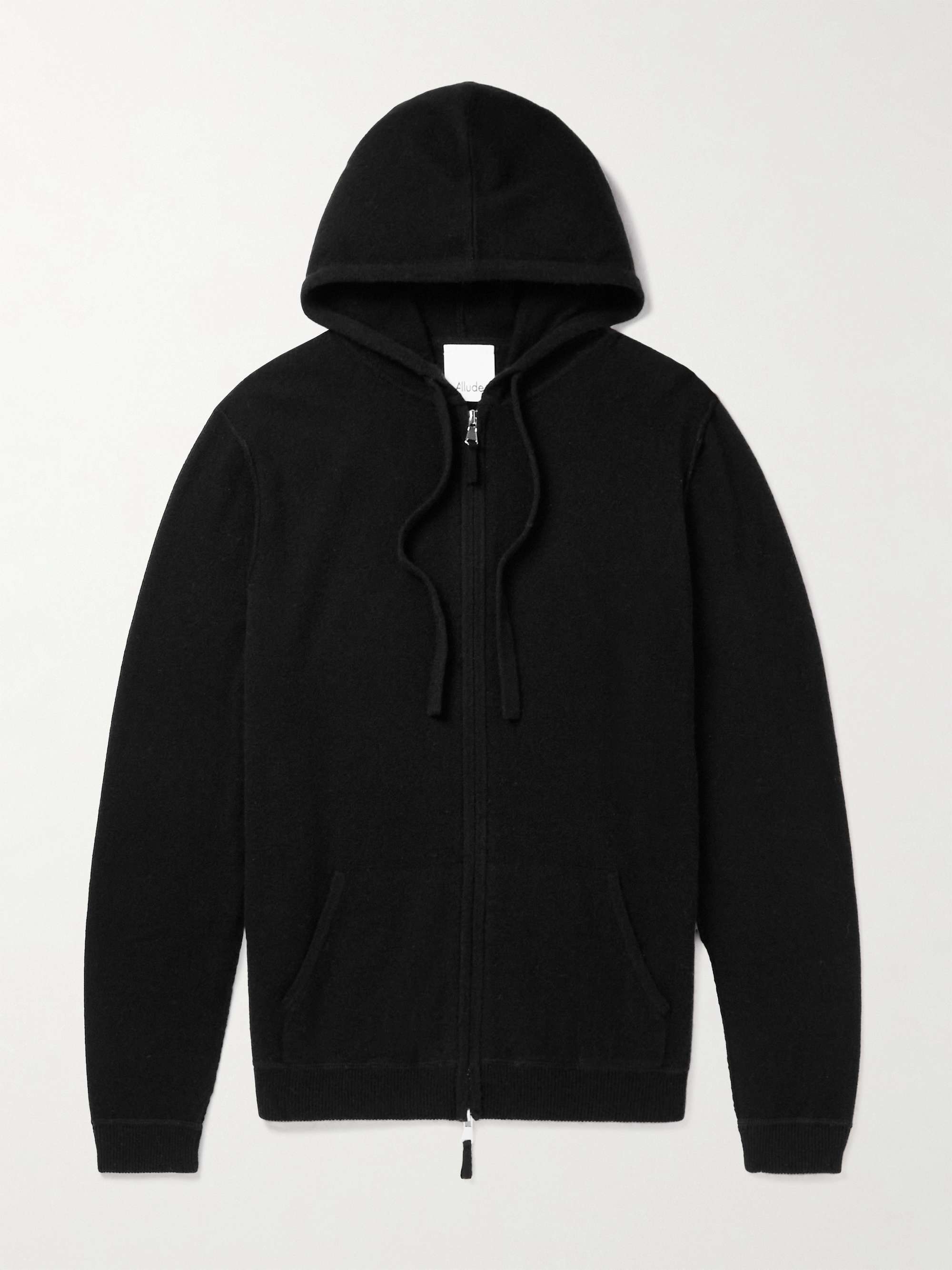 ALLUDE Wool and Cashmere-Blend Zip-Up Hoodie for Men | MR PORTER