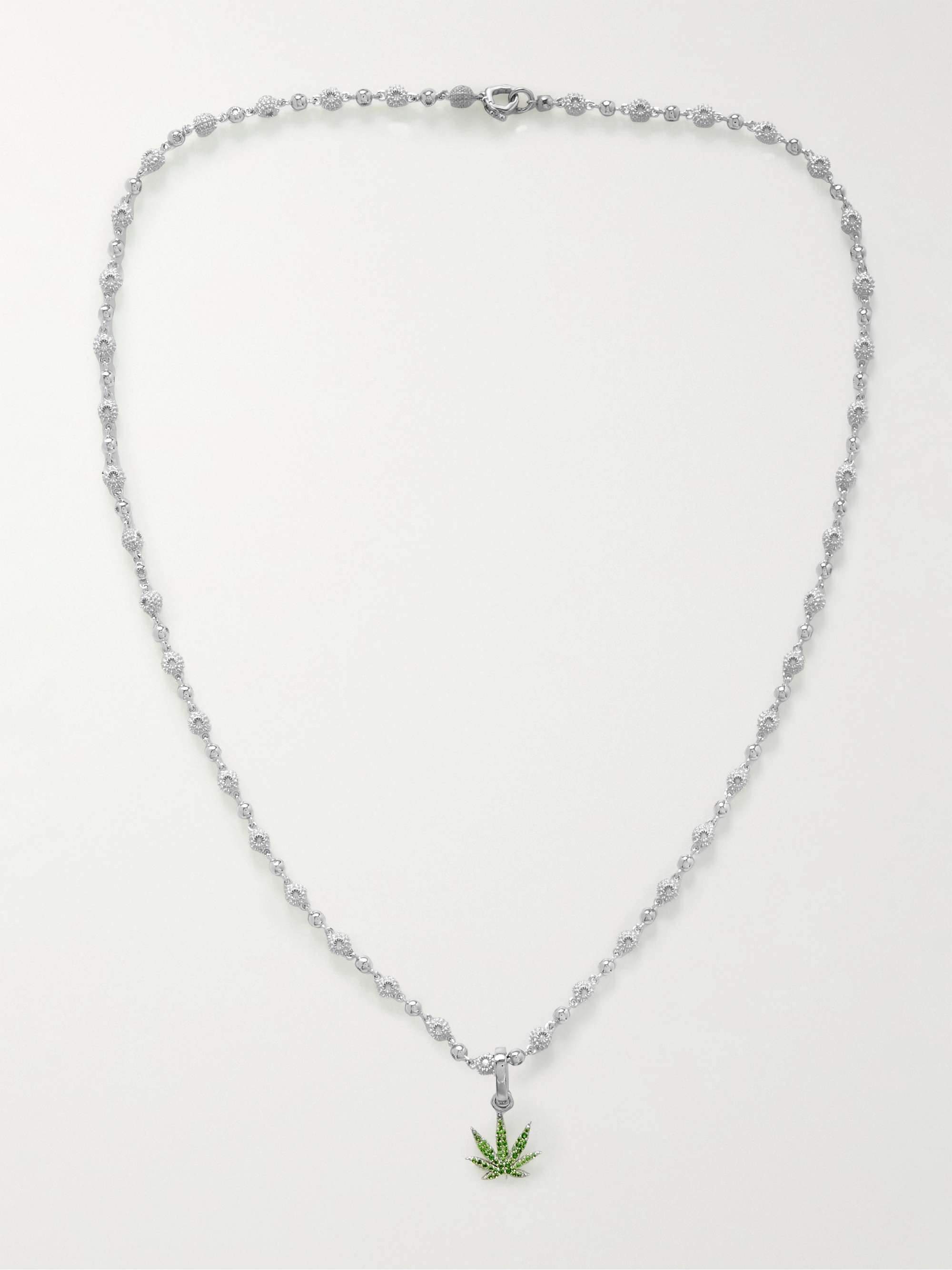 POLITE WORLDWIDE Silver-Tone Crystal Pendant Necklace | MR PORTER