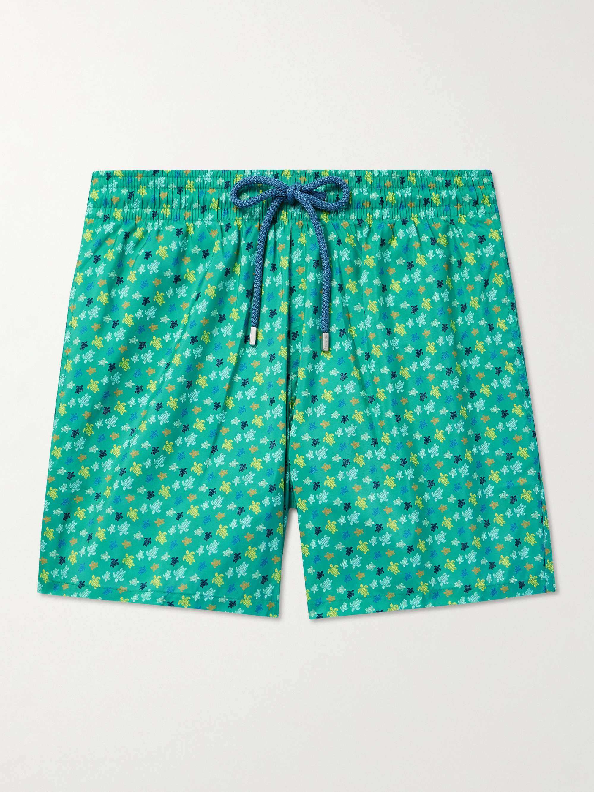 VILEBREQUIN Mahina Slim-Fit Mid-Length Printed Recycled Swim Shorts for Men  | MR PORTER