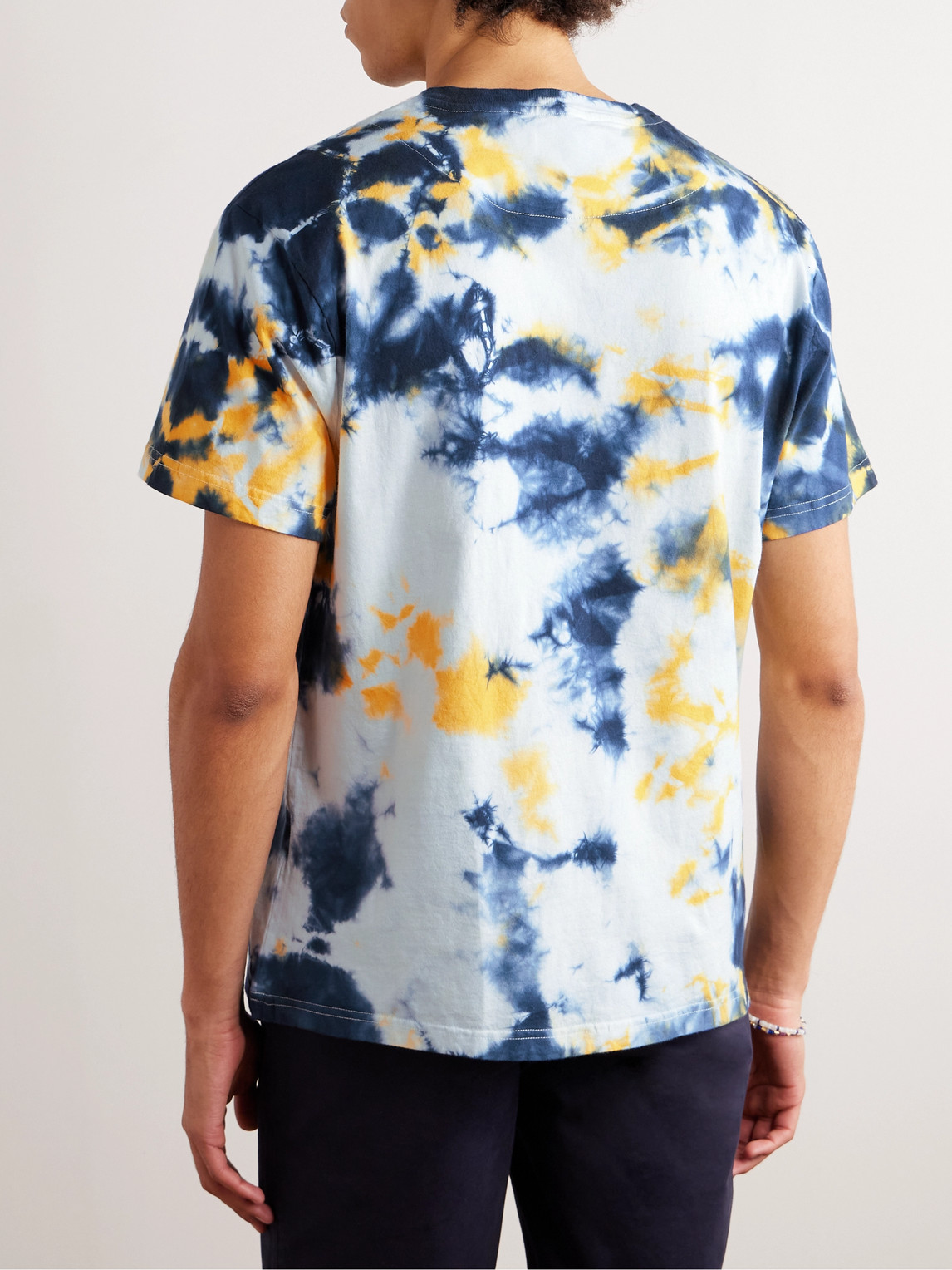 Shop Vilebrequin Tareck Tie-dyed Cotton-jersey T-shirt In Blue