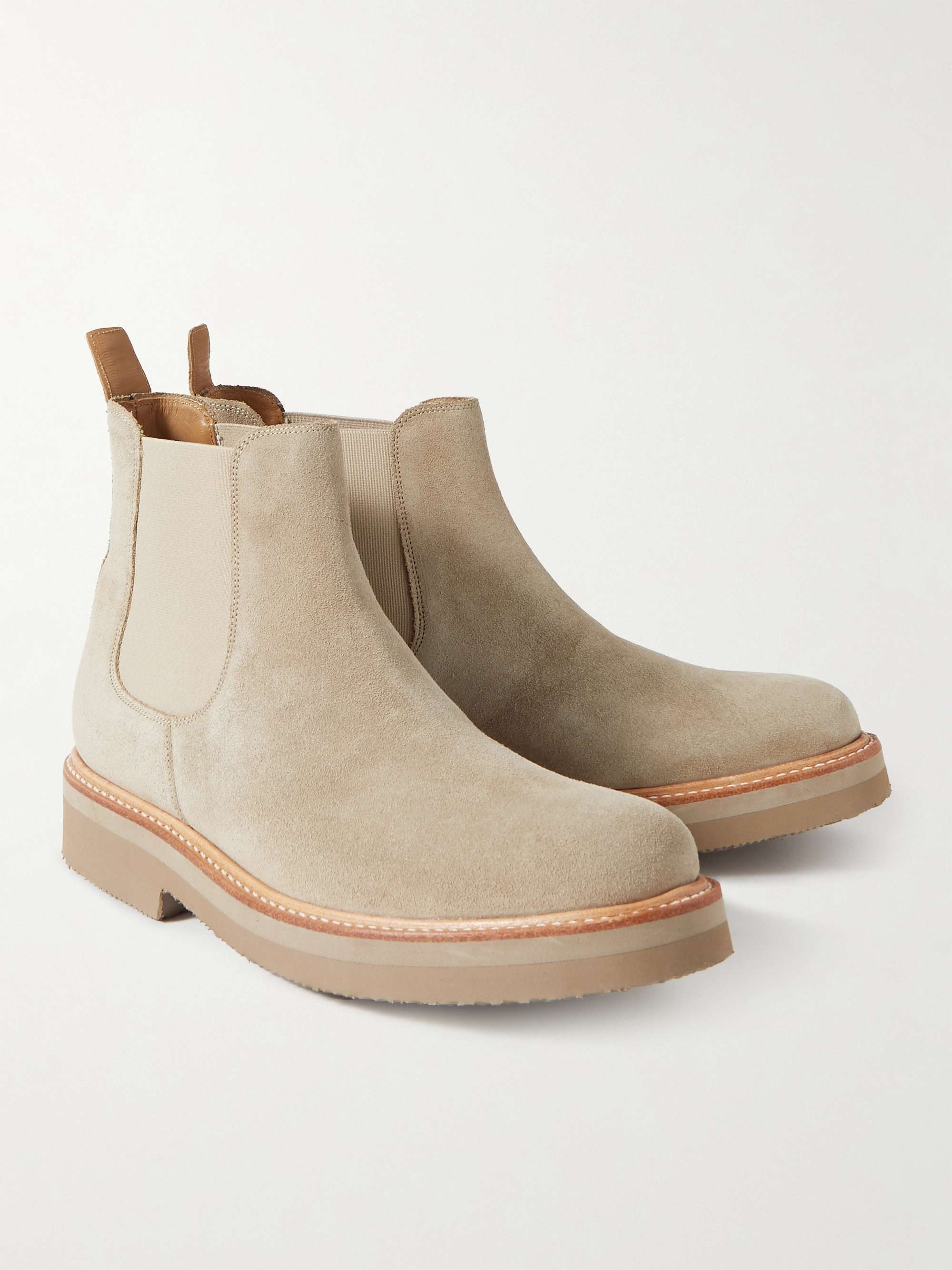 GRENSON Suede Chelsea Boots | PORTER
