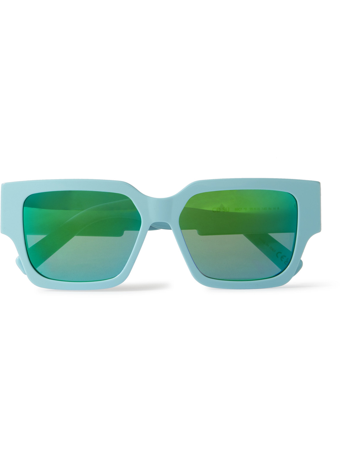 Dior Cd Su Square-frame Acetate And Silver-tone Sunglasses In Unknown |  ModeSens