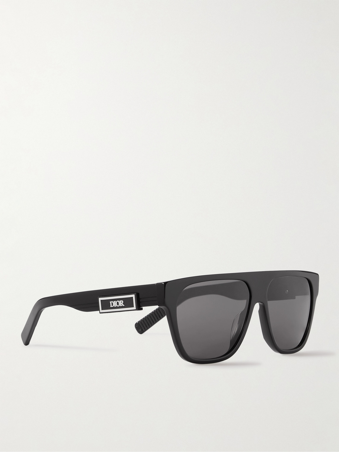 Shop Dior B23 S3i D-frame Acetate Sunglasses In Black